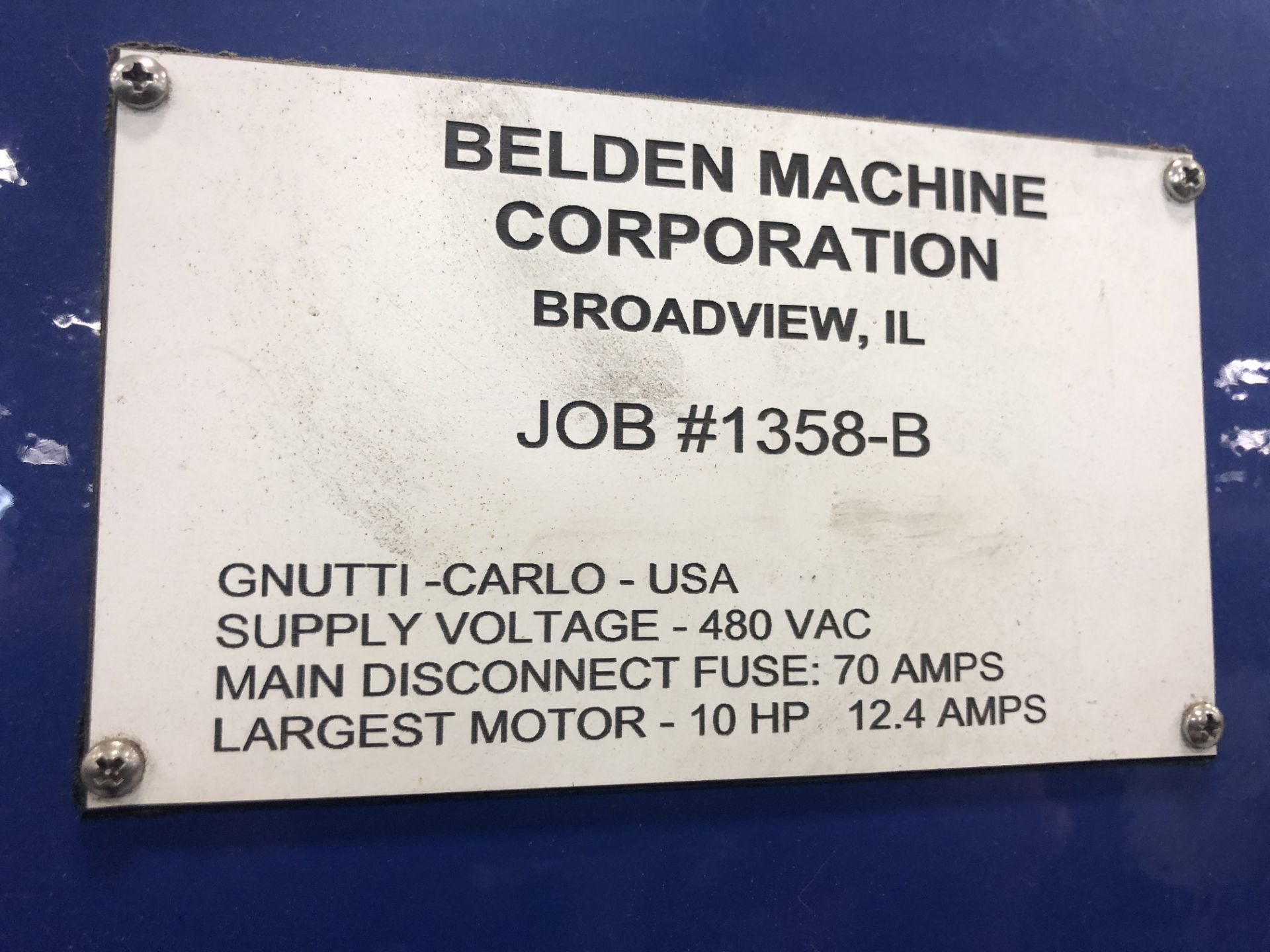 Belden 50 Taper Dual Spindle Milling / Facing Machine - Image 4 of 4