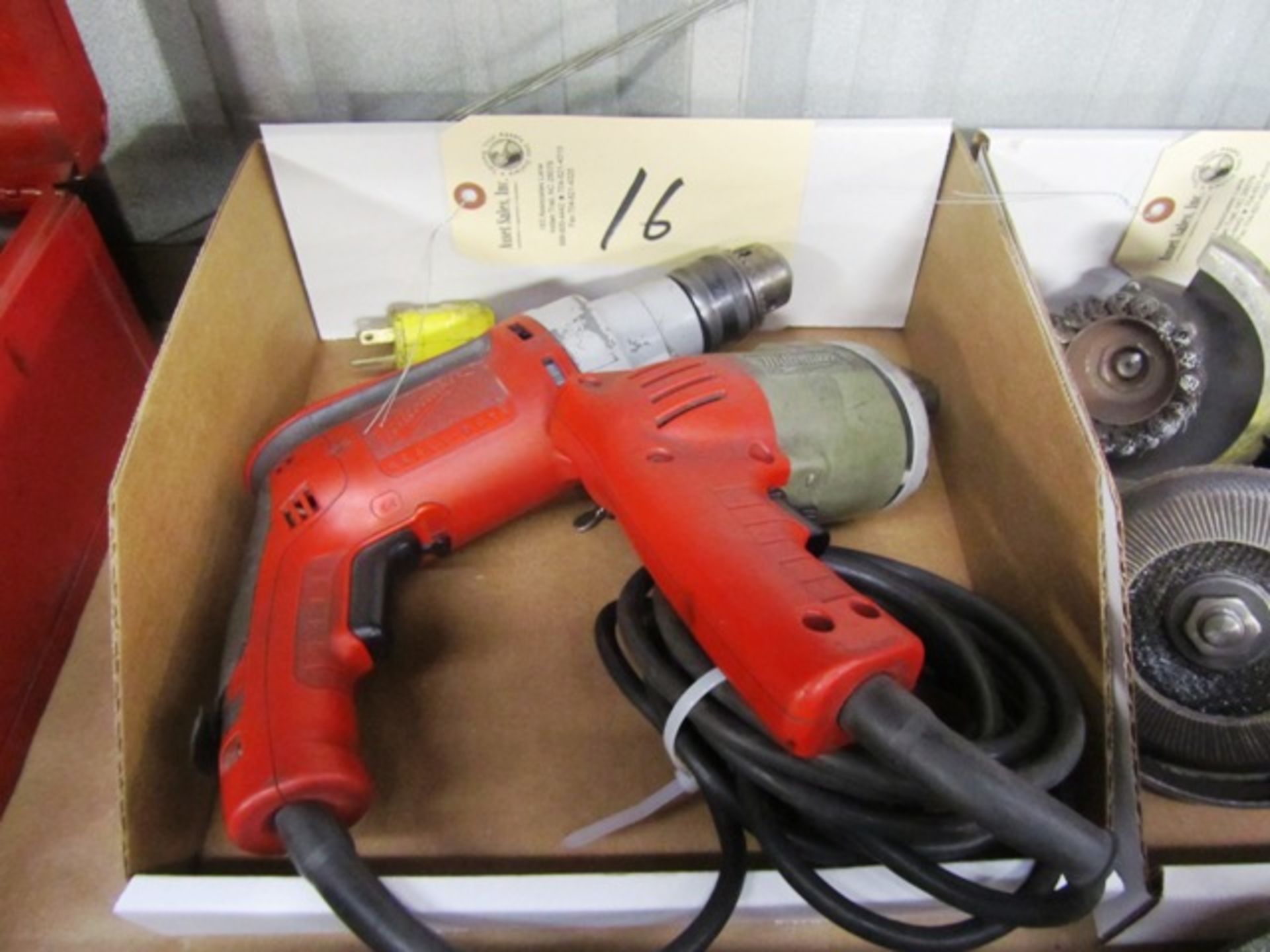 (2) Milwaukee Electric Hand Drills