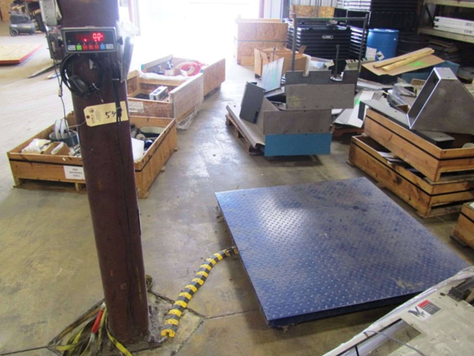 Prime Scales PS-IN202 4' x 4' 5,000lb Capacity Floor Scale ***delay delivery until Friday, June