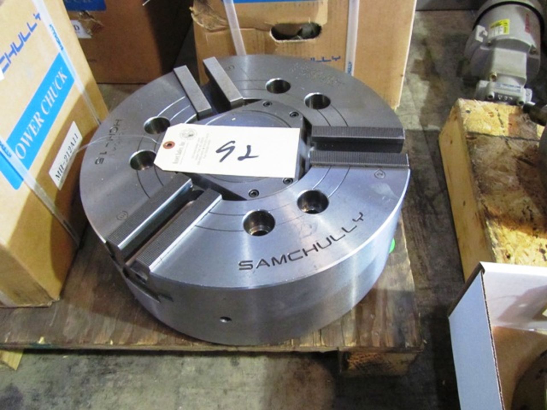 Samchully HCH-15 15'' 3-Jaw Power Chuck with 4.5'' Bore (new)