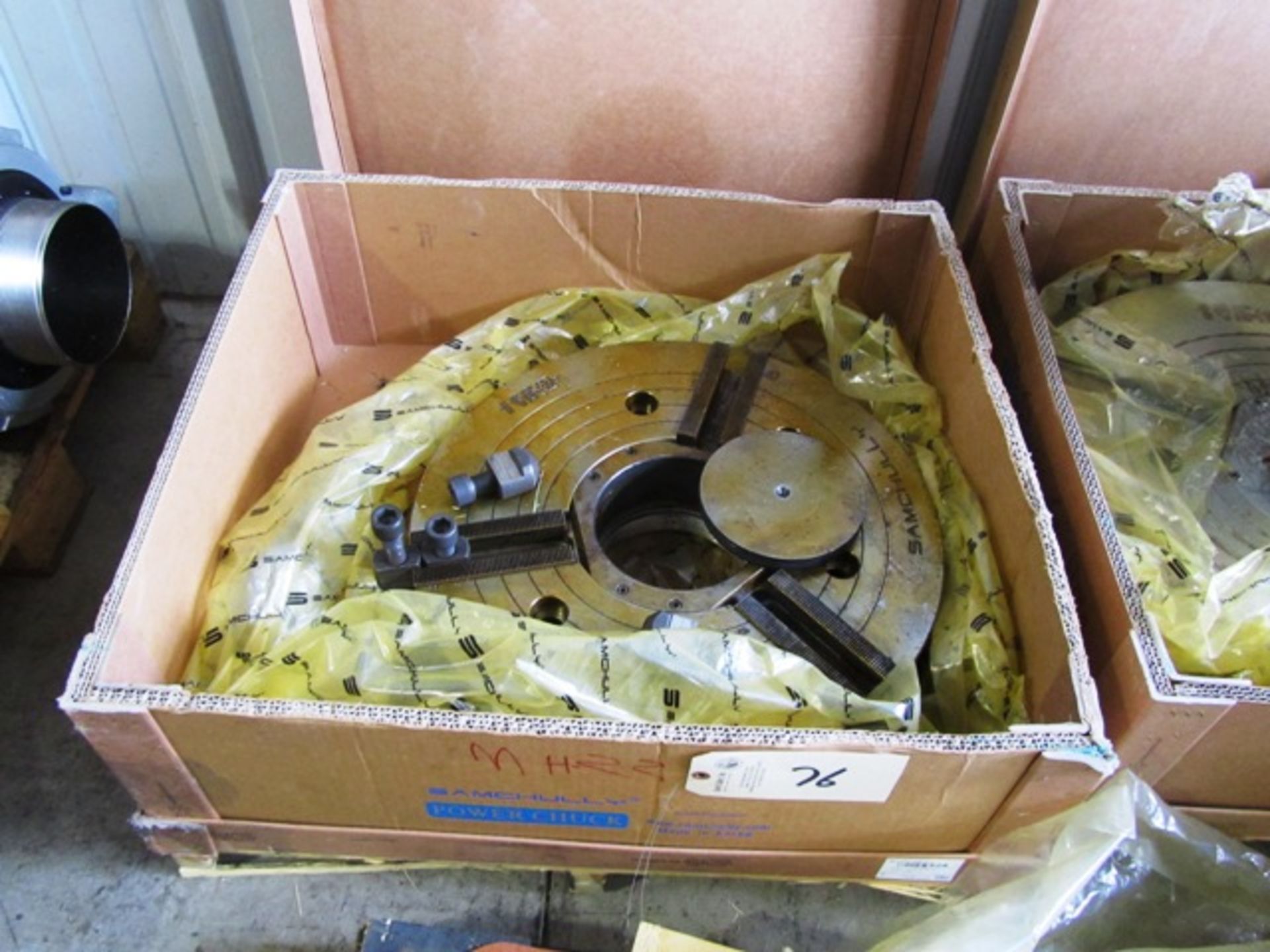 Samchully MH-221 21'' 3-Jaw Power Chuck with 6-1/2'' Bore (new)