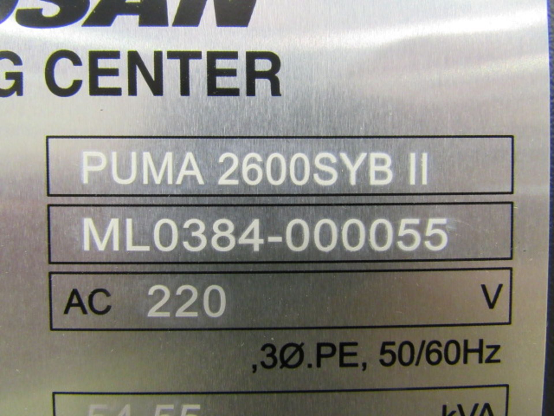 Doosan Puma 2600 SYB(II) CNC 6-Axis Turning Center - Image 8 of 8