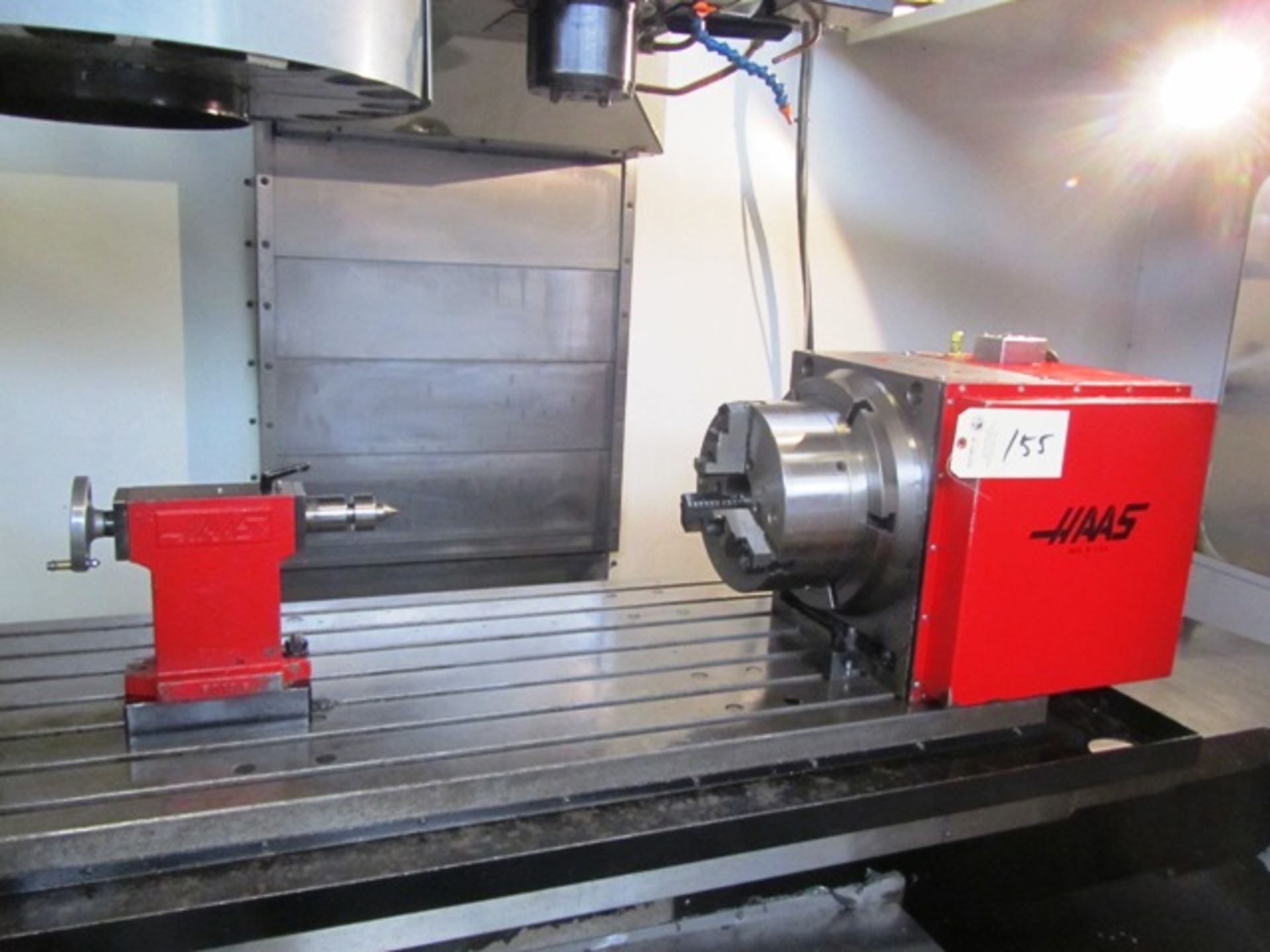 Haas 4th Axis Rotary Table with 10'' 3-Jaw Chuck, Tailstock, sn:311997