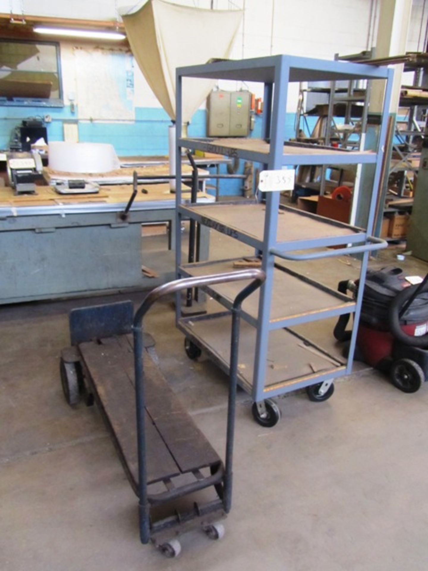 (1) Hand Truck & (1) Portable Shelf