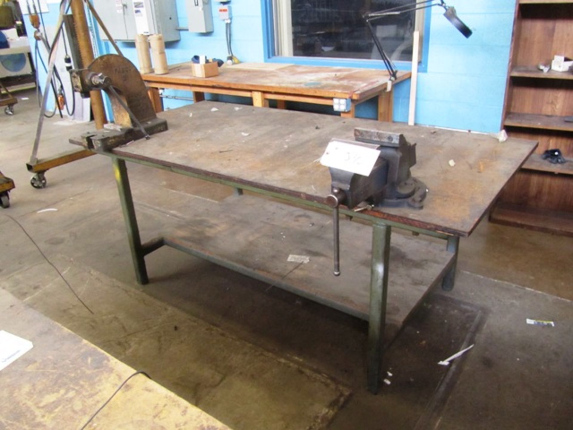 Workbench with Bench Vise & Arbor Press