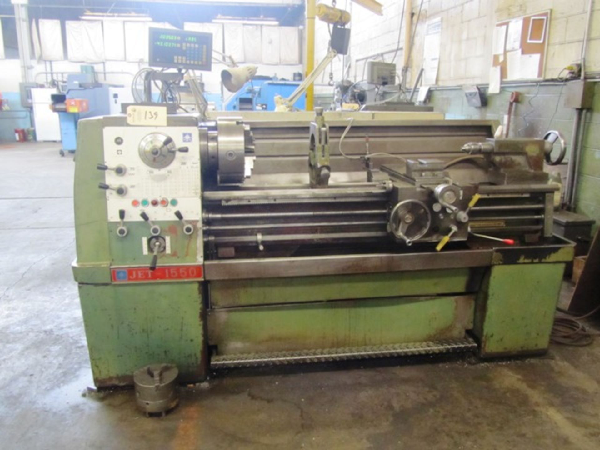 Jet 15'' x 50'' 1550 Engine Lathe