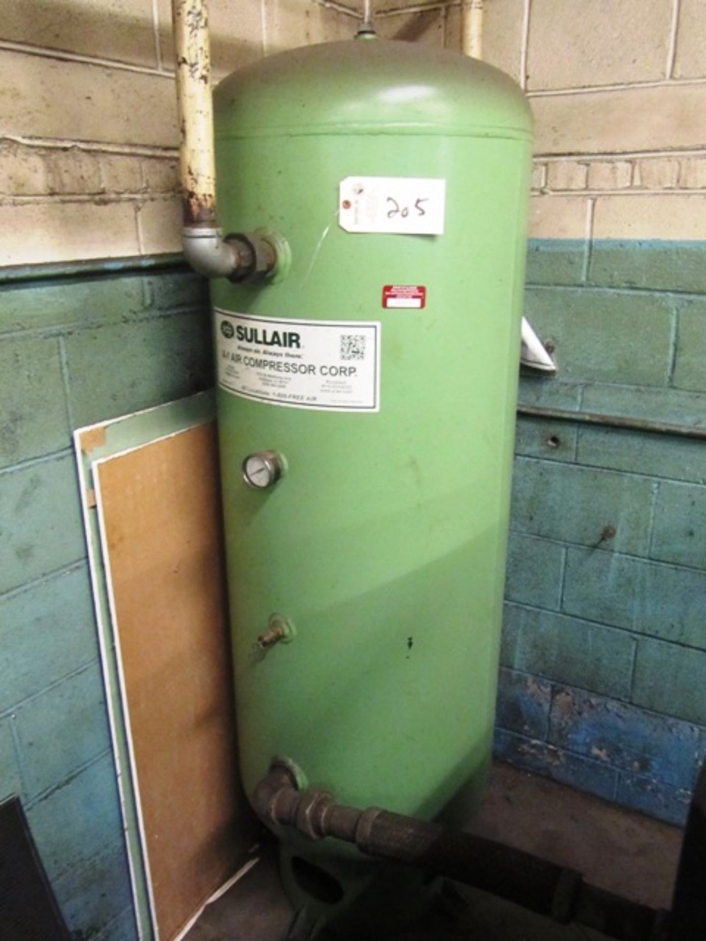 Sullair Approx 100 Gallon Air Receiving Tank