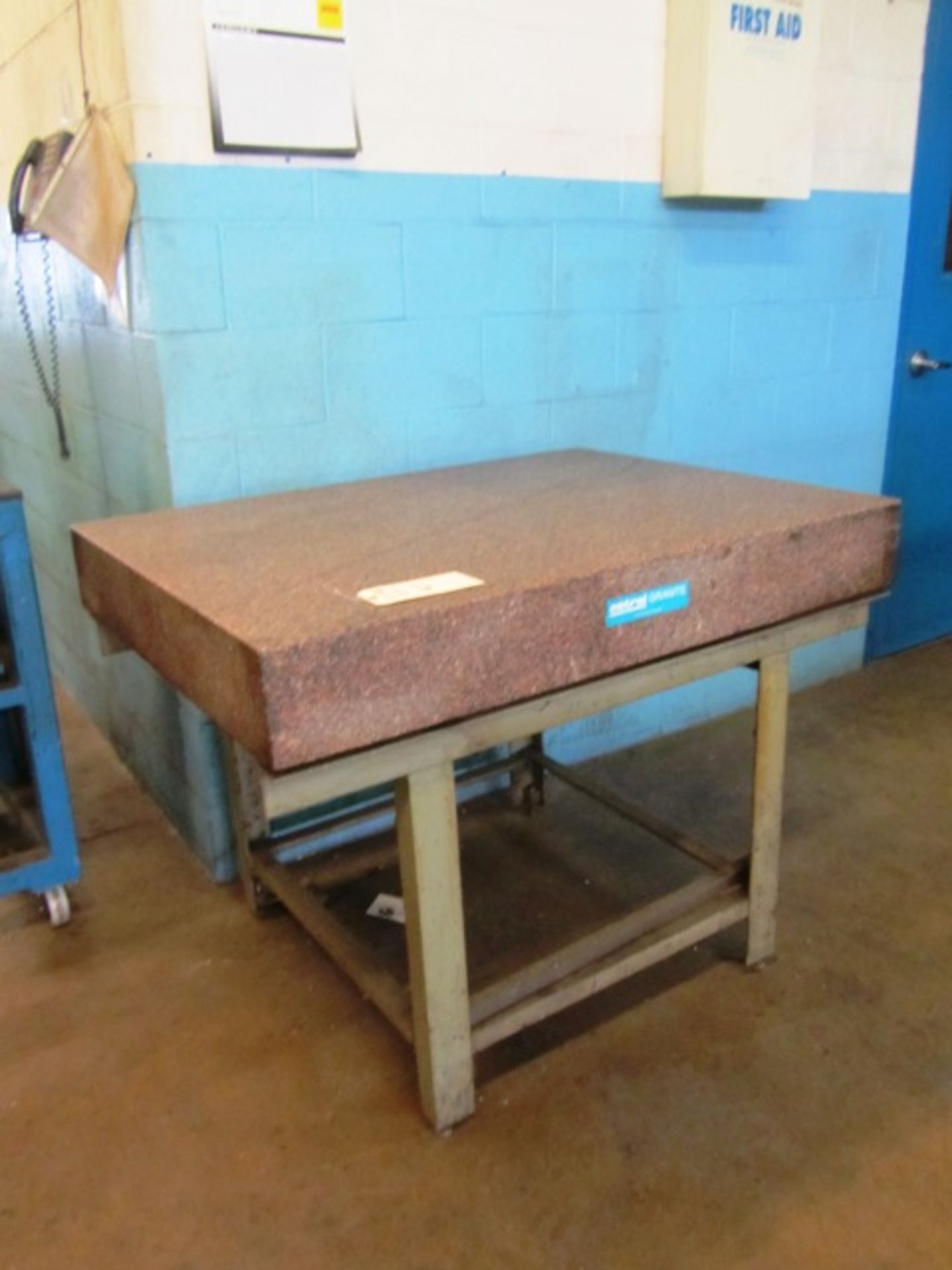 36'' x 48'' x 7'' Granite Surface Plate with Stand