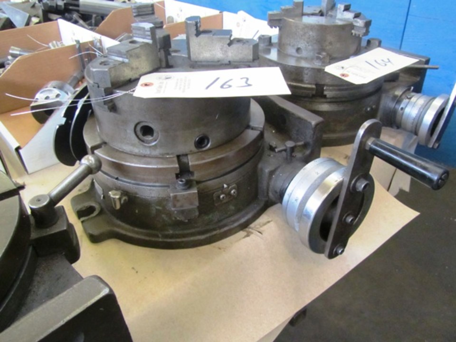 Yuasa 10'' Rotary Table with 8'' 3-Jaw Chuck