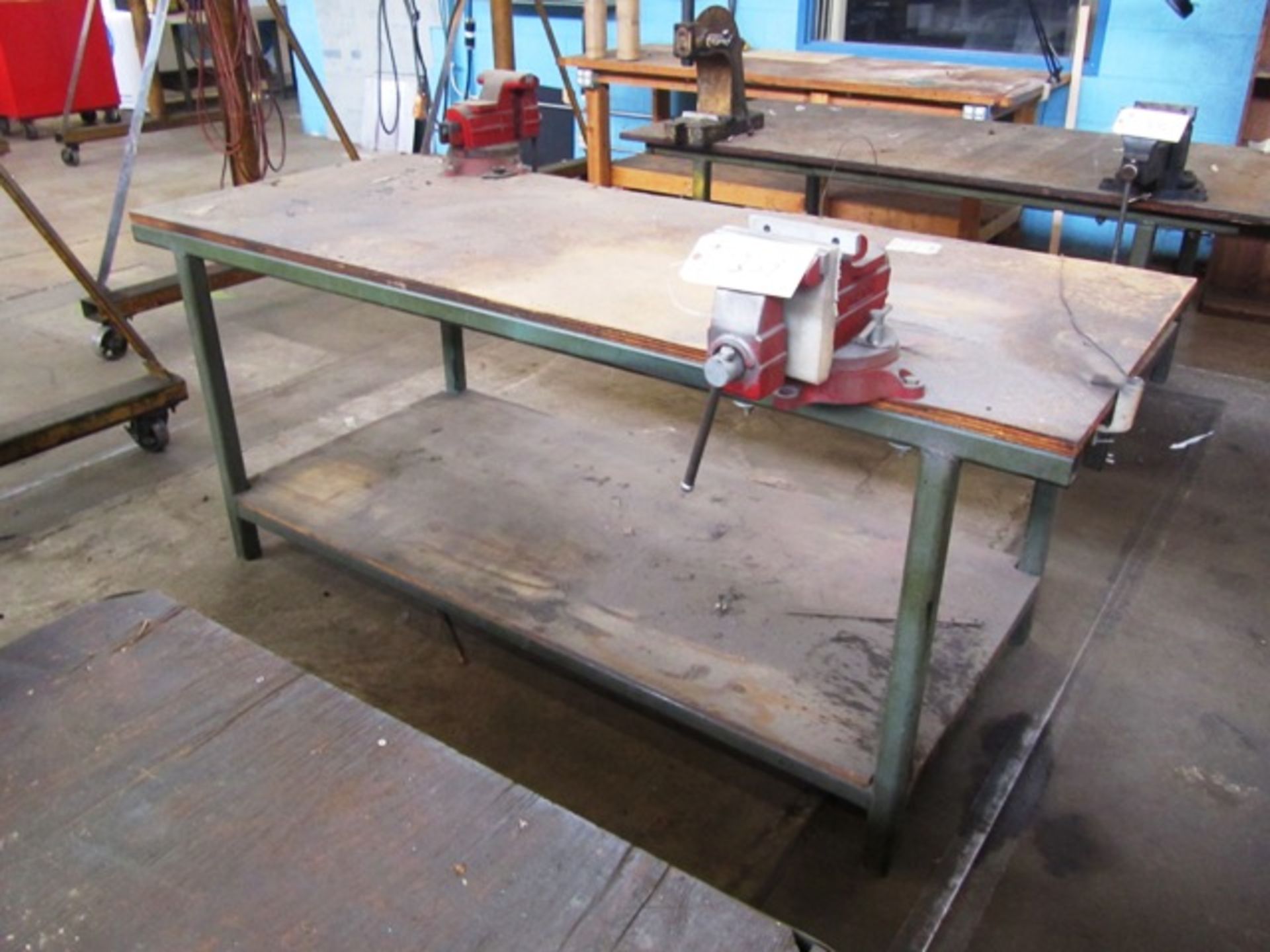 Workbenches with (2) Bench Vises