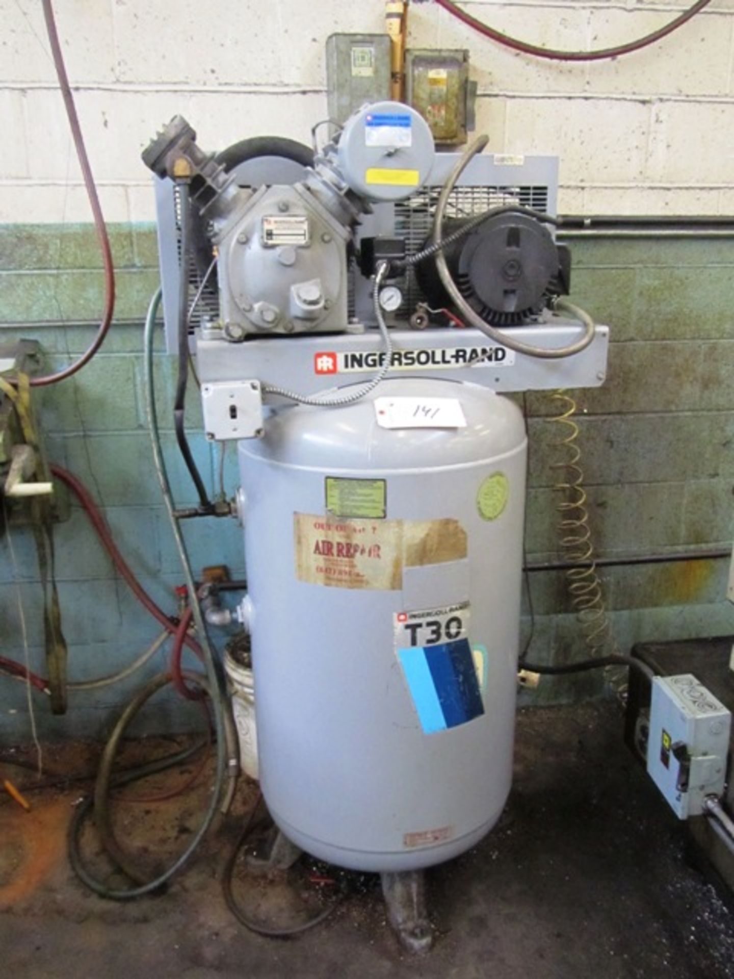 Ingersoll Rand T30 2-Stage 5 HP Vertical Tank Air Compressor