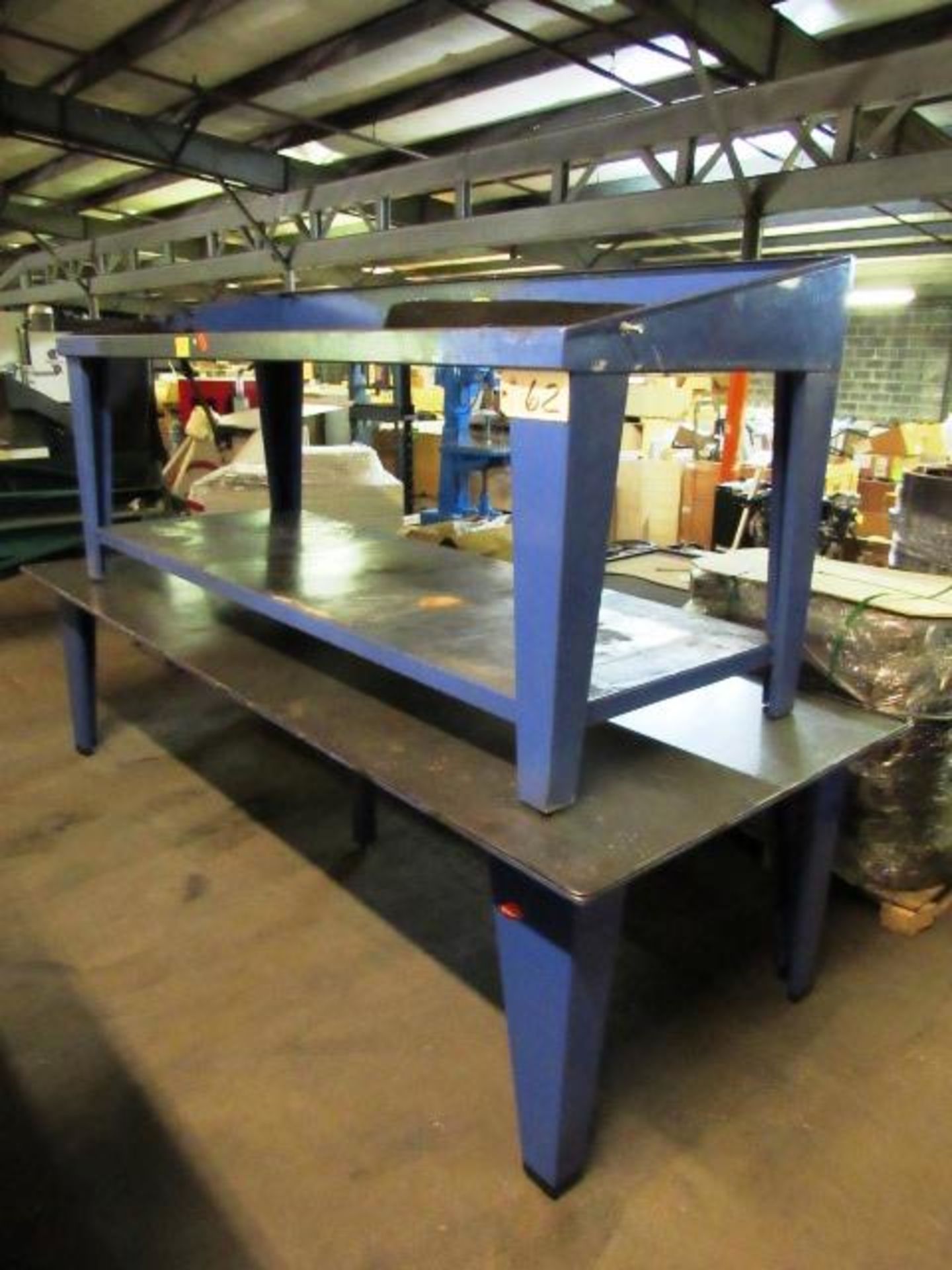 4' x 8' Steel Table & AXE Equipment Workbench