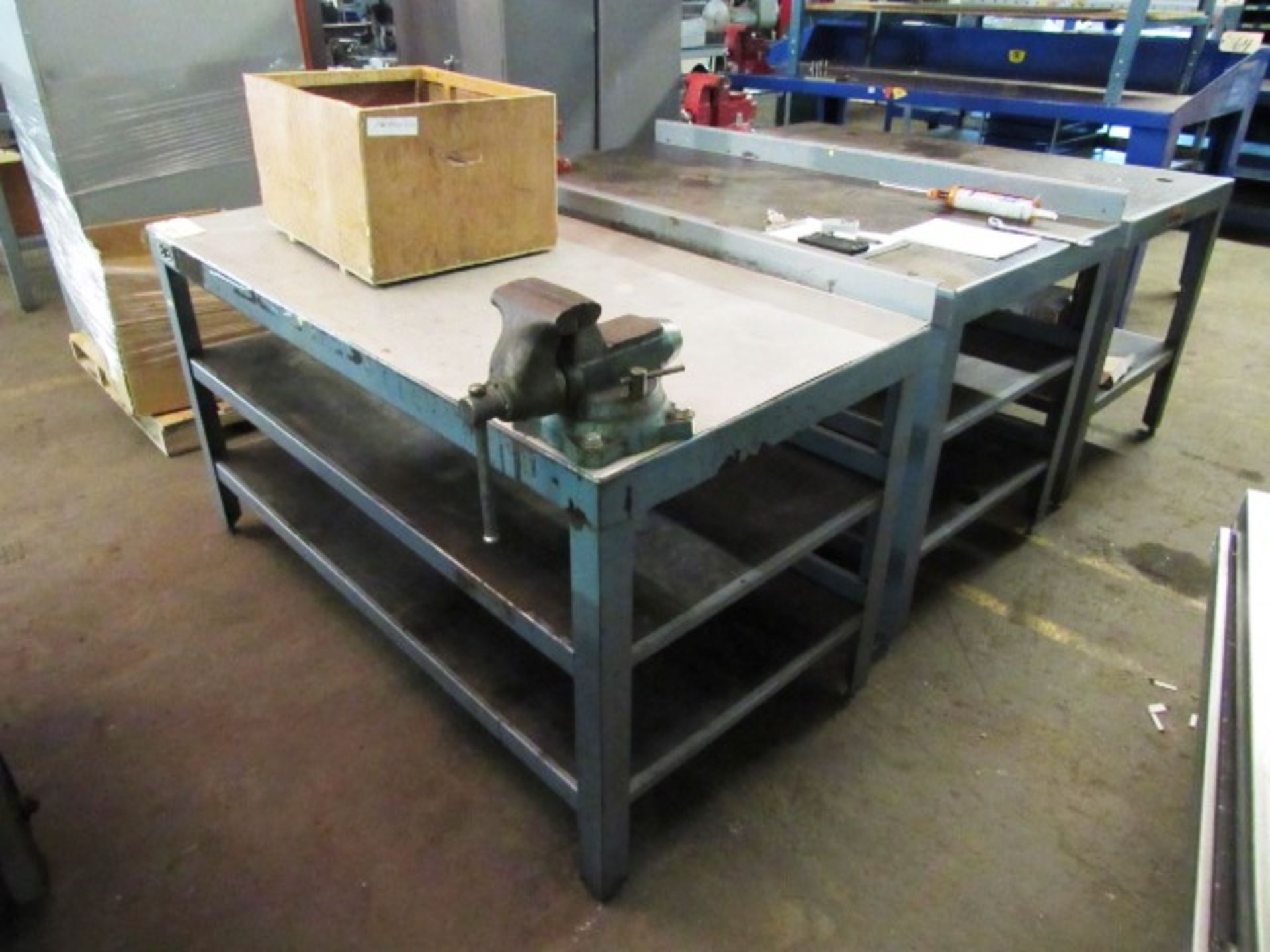 (3) Workbenches with Vises