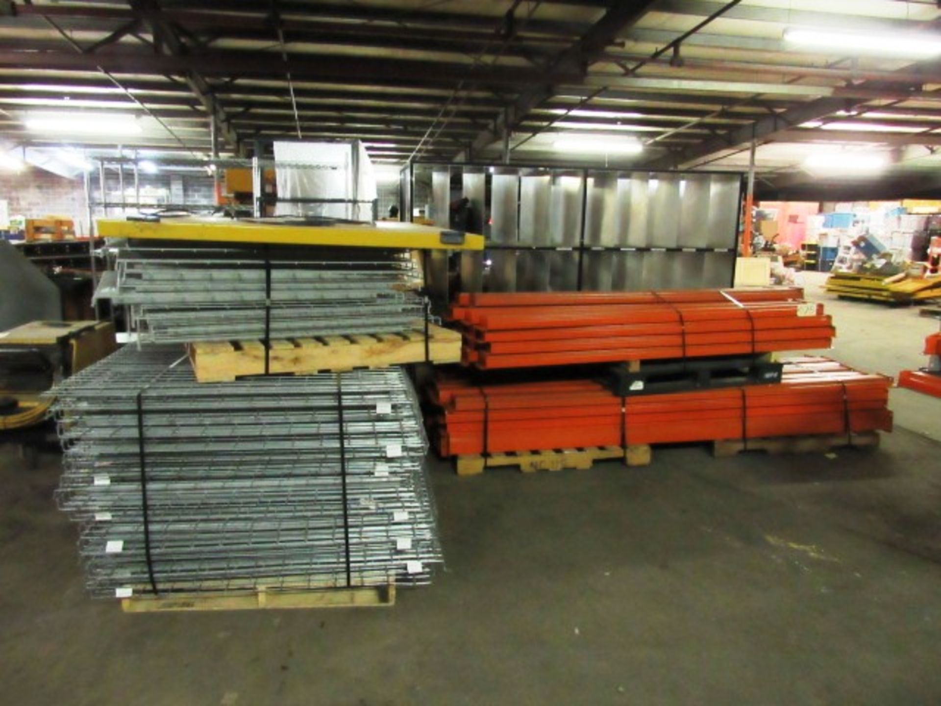 Approx 14 Sections of Pallet Racking with Grates