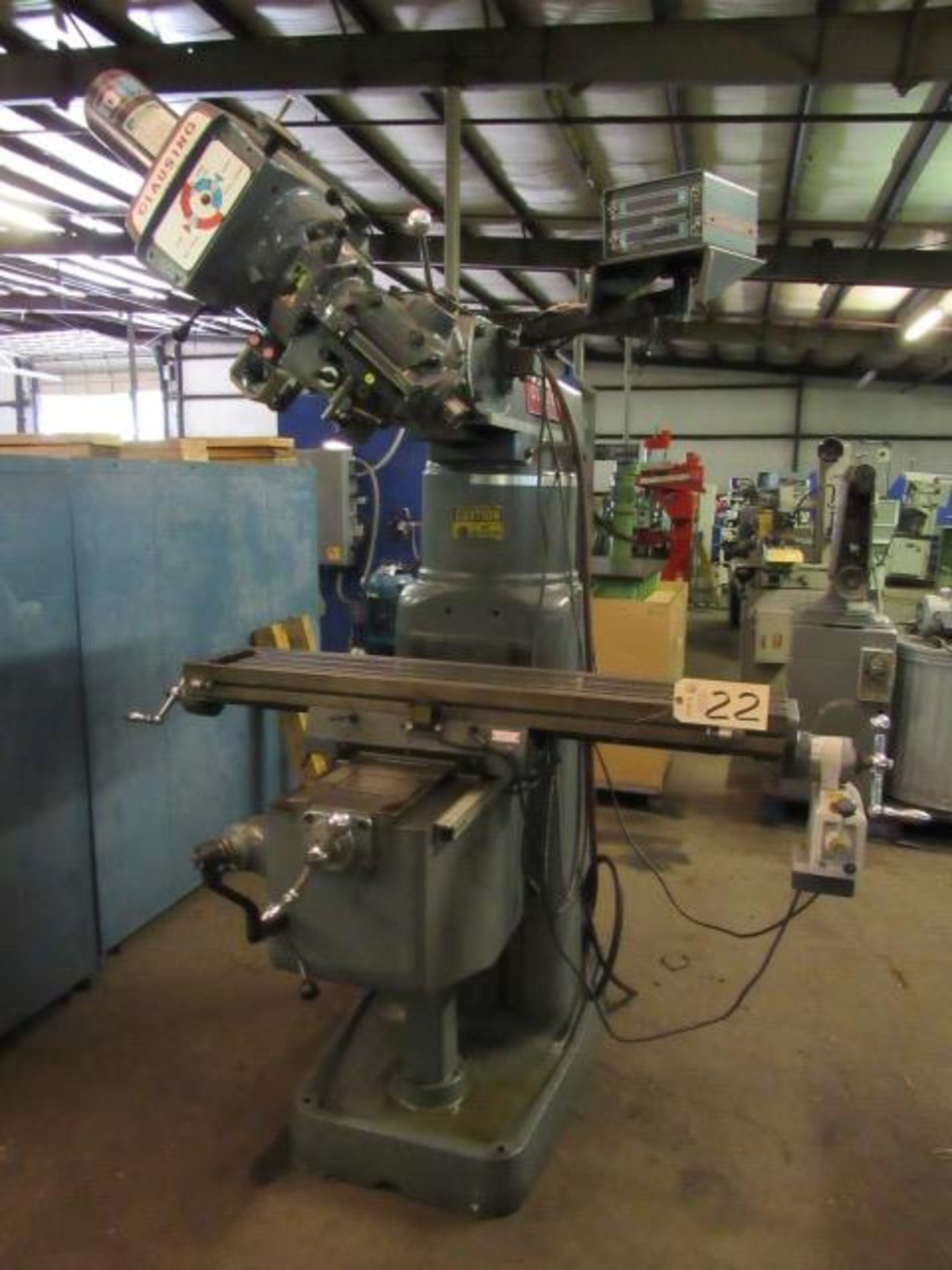 Clausing Kondia Model FV-1 Vertical Milling Machine - Image 2 of 4