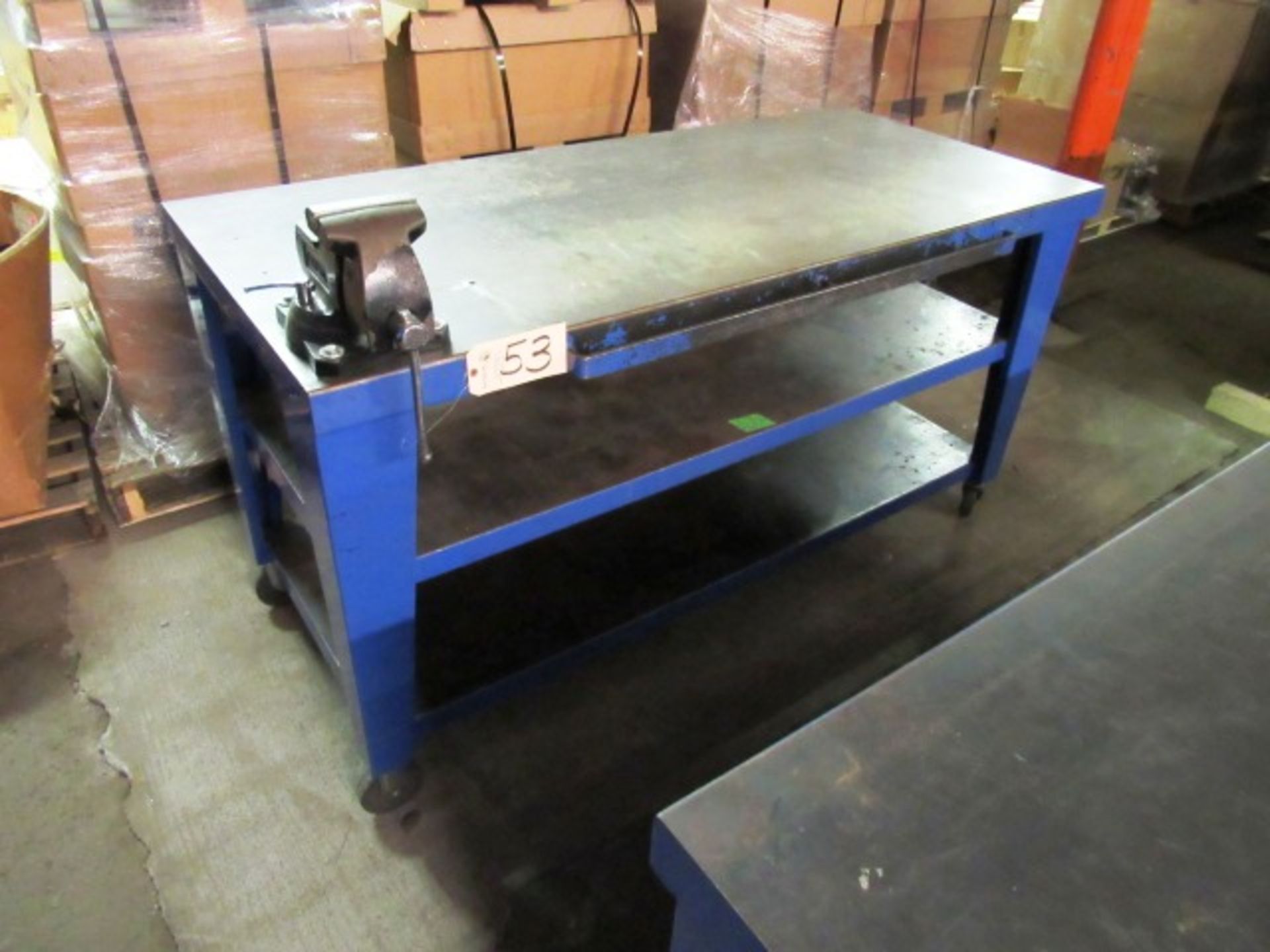 Portable Steel Workbench & Vise