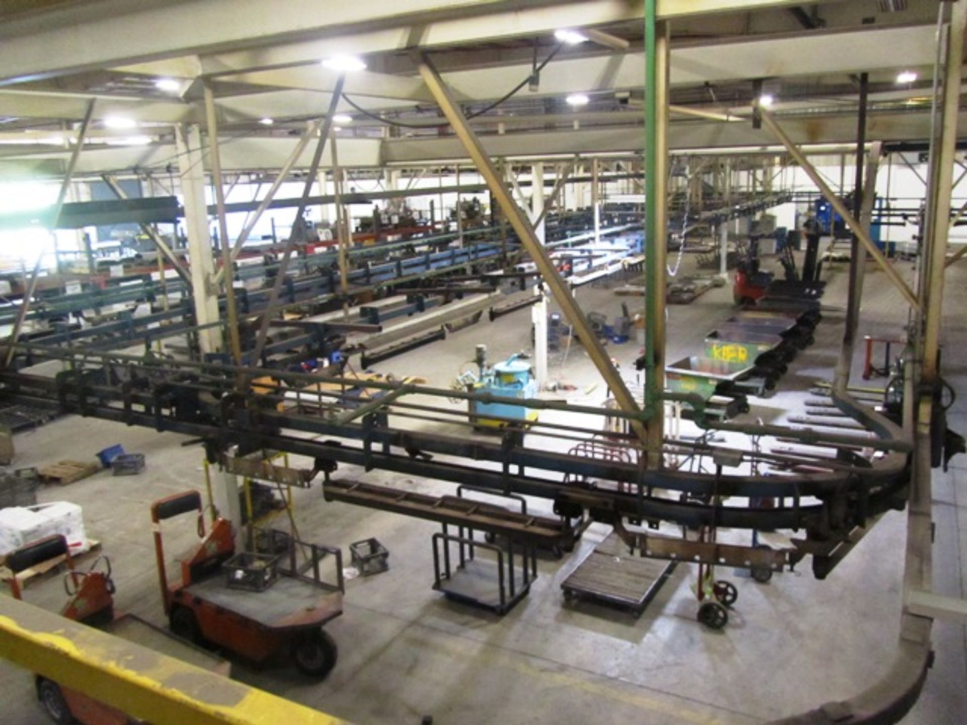 Approx 1/2 Mile Chain Monorail Conveyor System