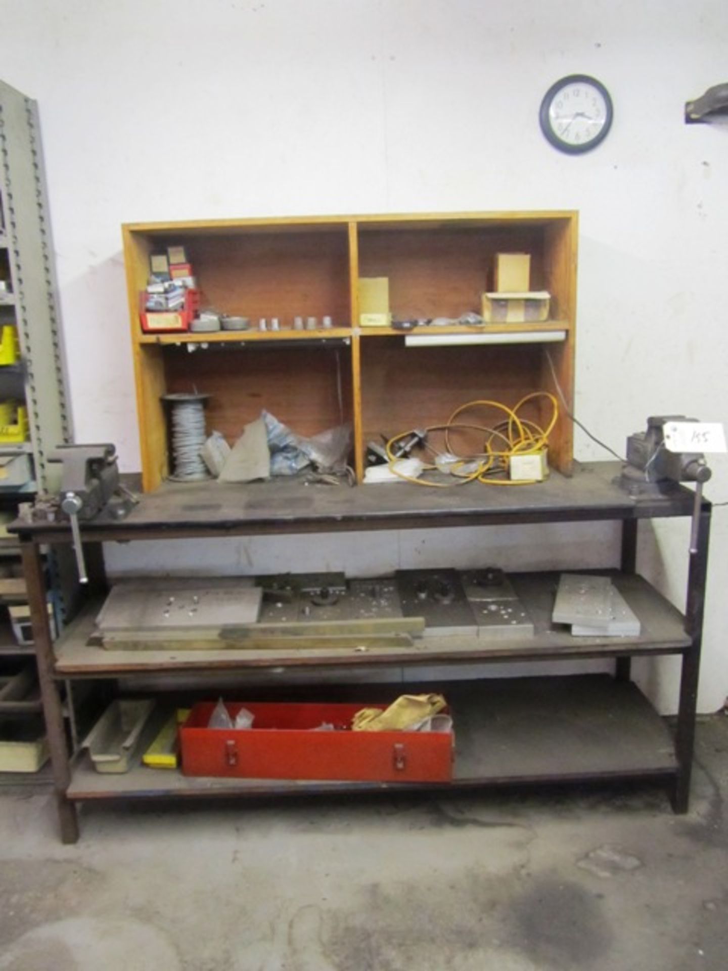 Workbench with (1) 5-1/2'' & (1) 4'' Bench Vises
