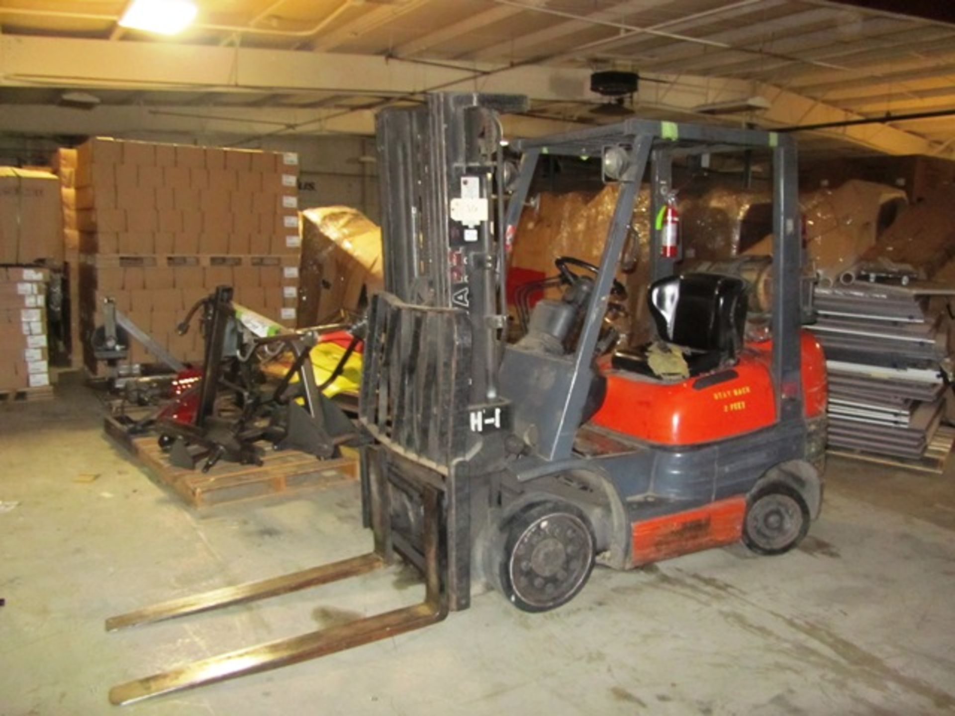 Toyota Model 42-6FGCU25 5,000lb Capacity Propane Forklift