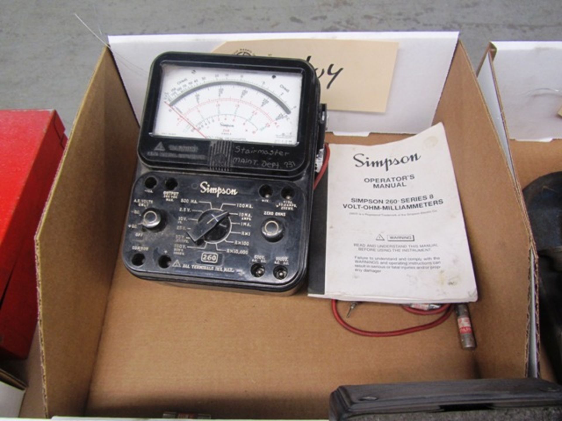 Simpson 260 Series 8 Volt-Ohm Milliammeter Gauge