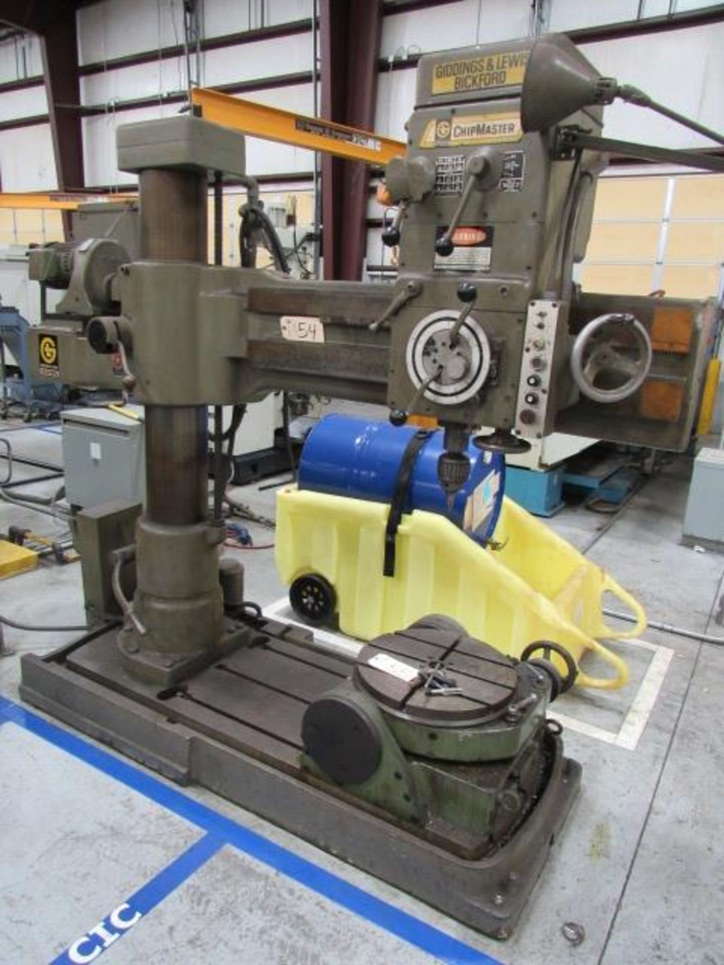 G&L Bickford Chipmaster 3' x 9'' Radial Arm Drill - Image 5 of 6