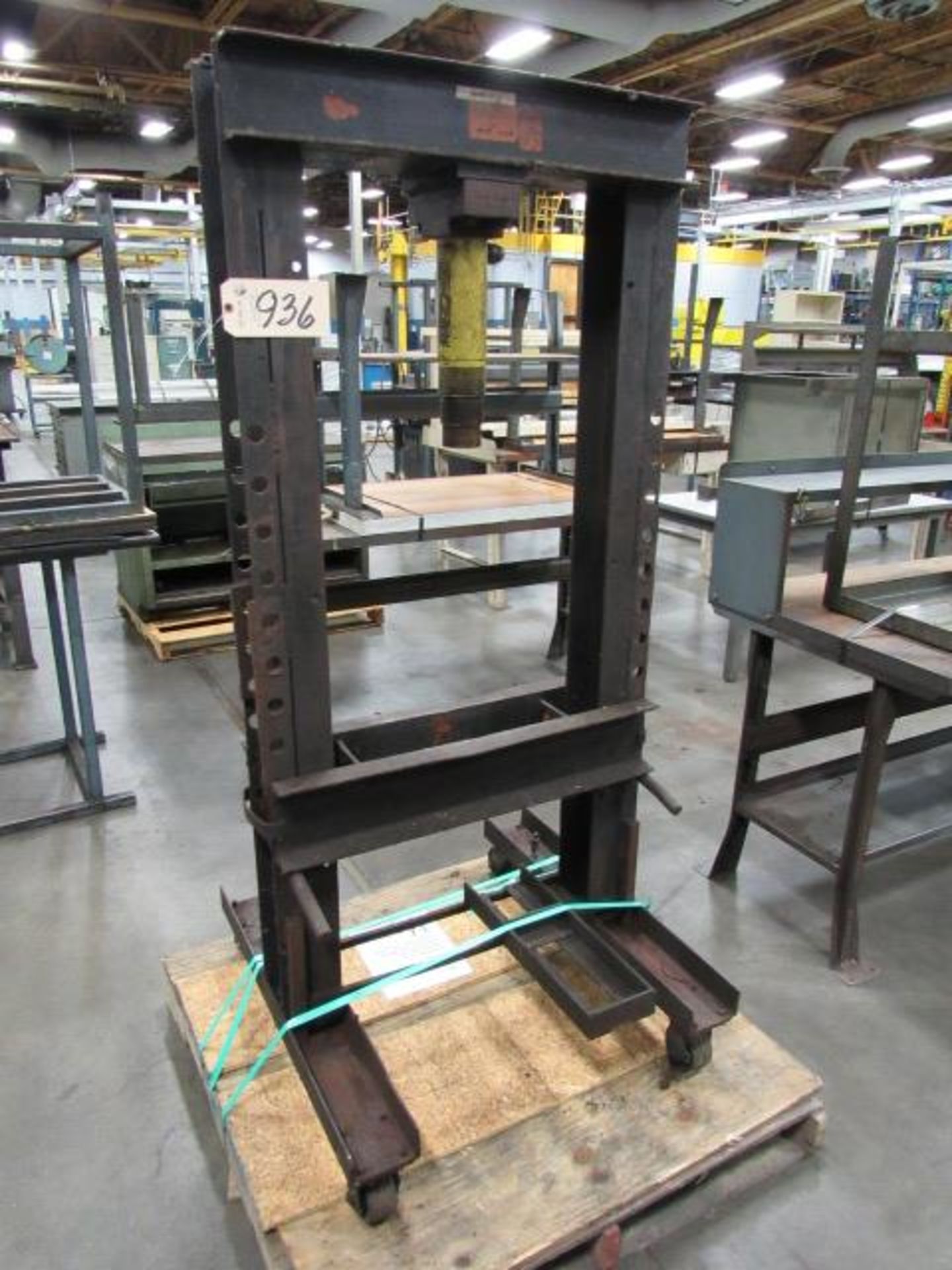 25 Ton H-Frame Portable Adjustable Press