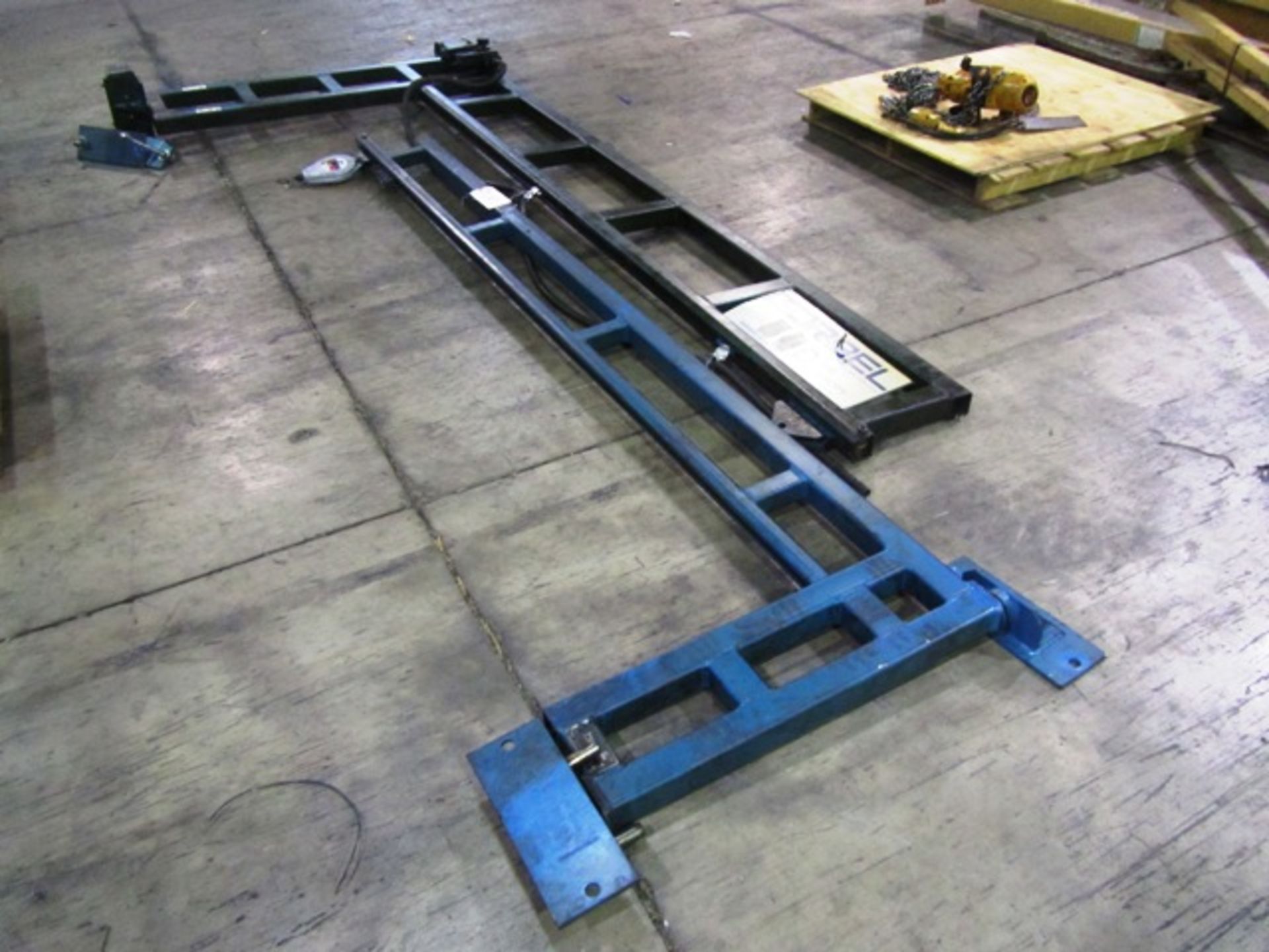 (1) Gorbel 250lb Capacity & (1) Gorbel 150lb Capacity Wall Mounted Jib Cranes