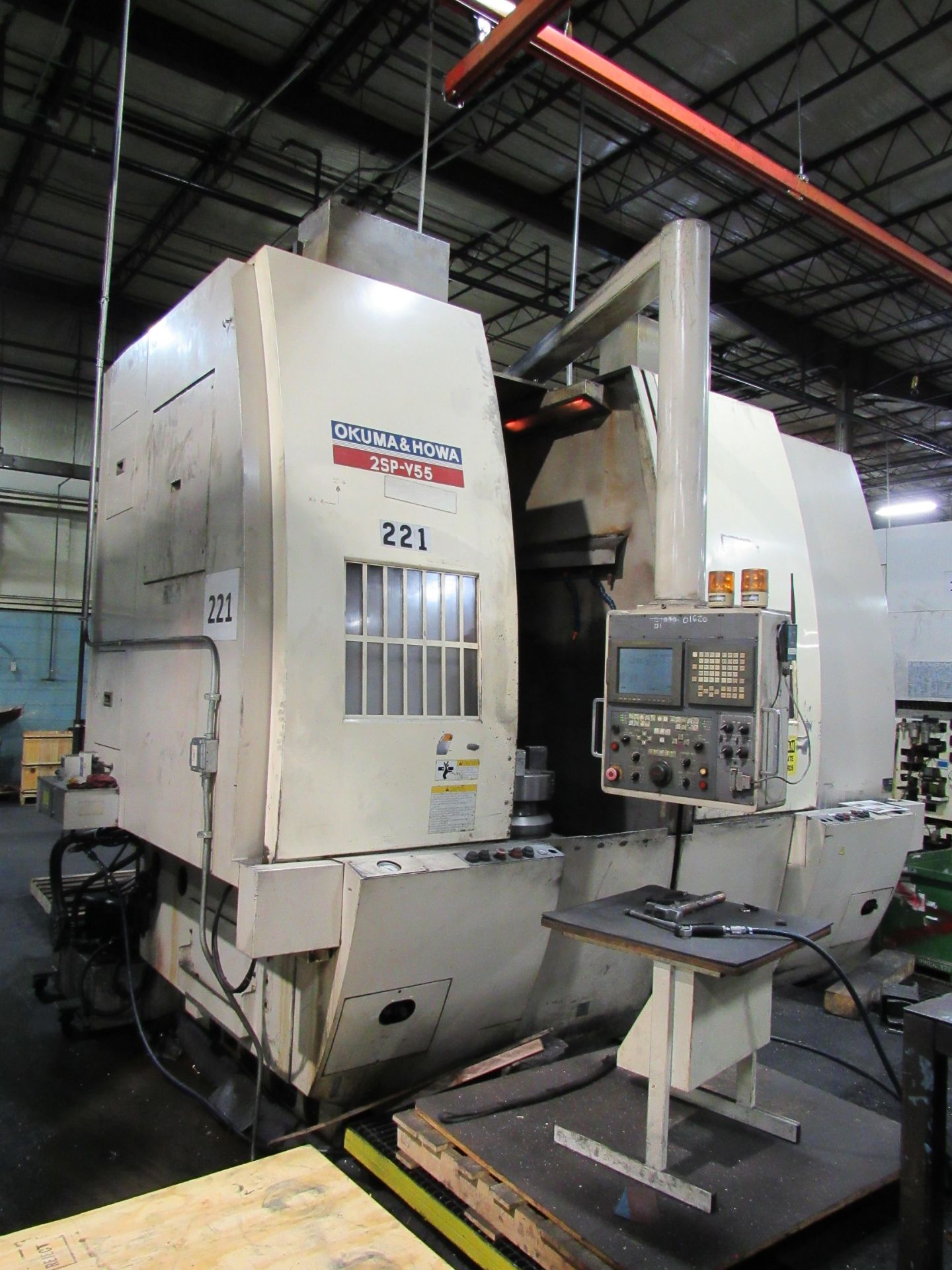 Okuma & Howa 2SP-V55 Vertical Dual Spindle CNC Lathe