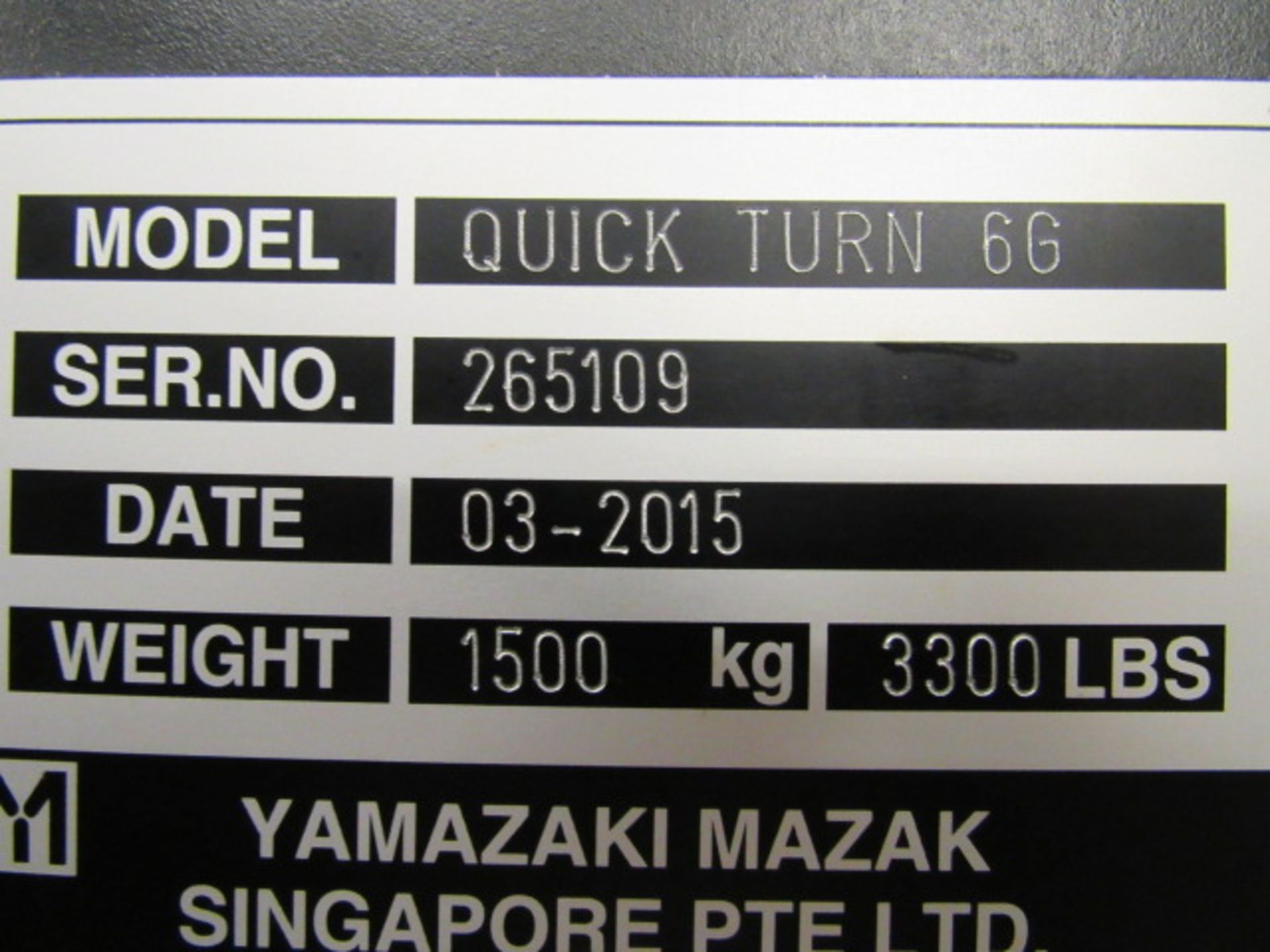 Mazak Quick Turn 6G CNC Chucker Turning Center - Image 6 of 6