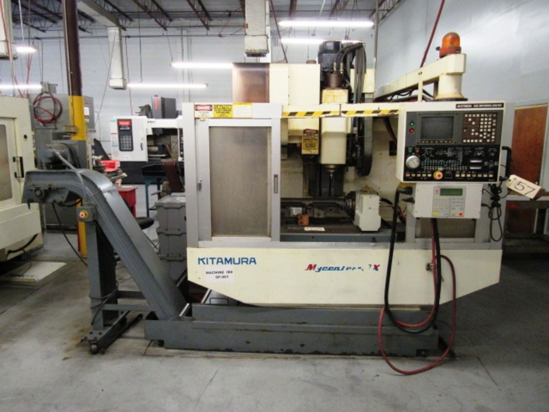 Kitamura MyCenter 3X Wired for 4th Axis CNC Vertical Machining Center