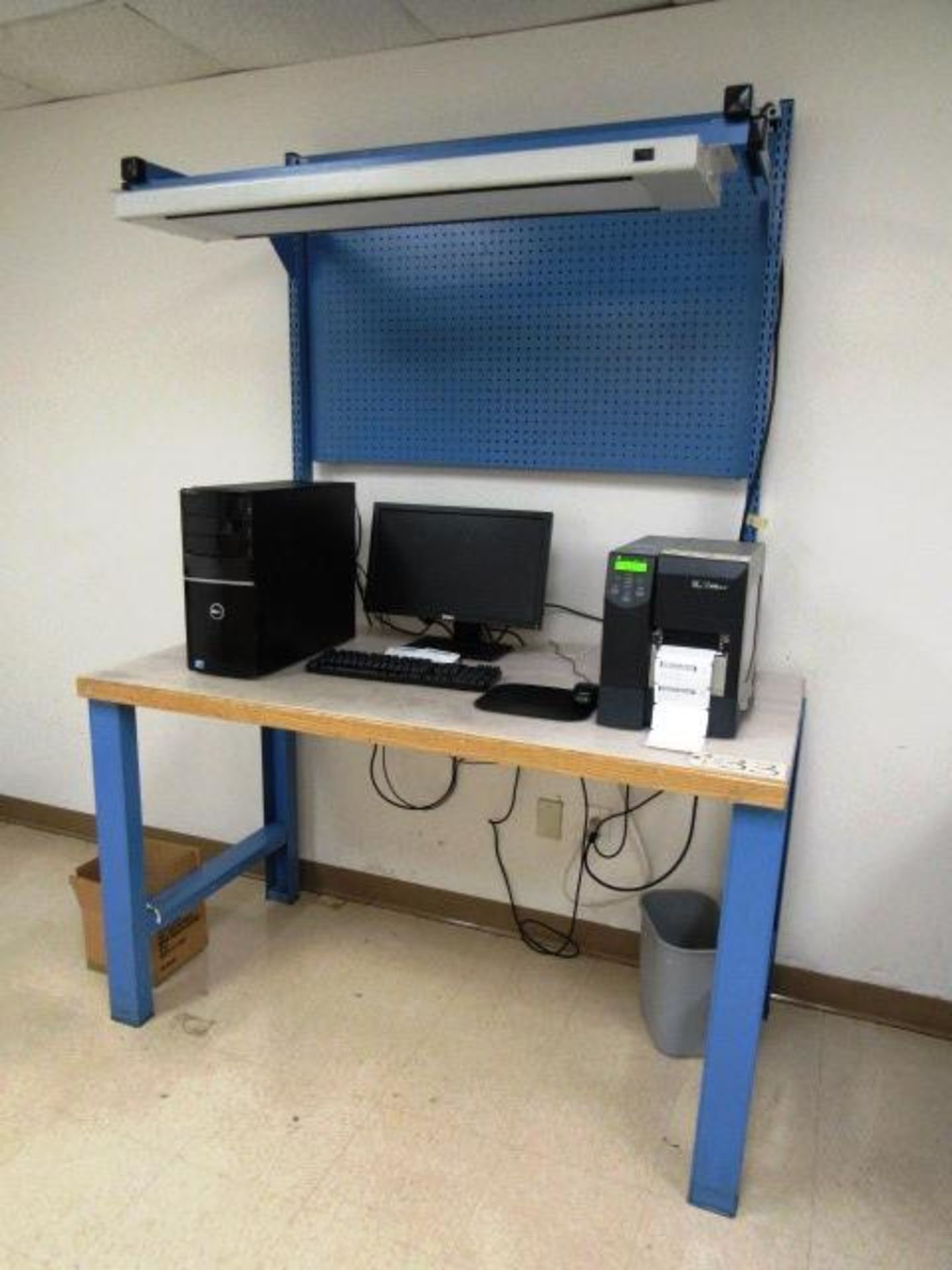 Workbench with Light (no computer or label maker)