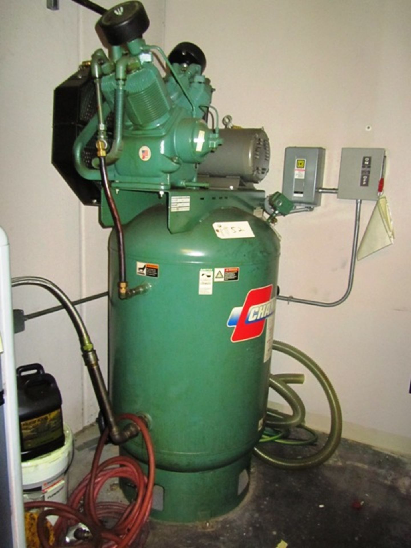 Champion R30D 15 HP 2-Stage Reciprocating Vertical Tank Air Compressor