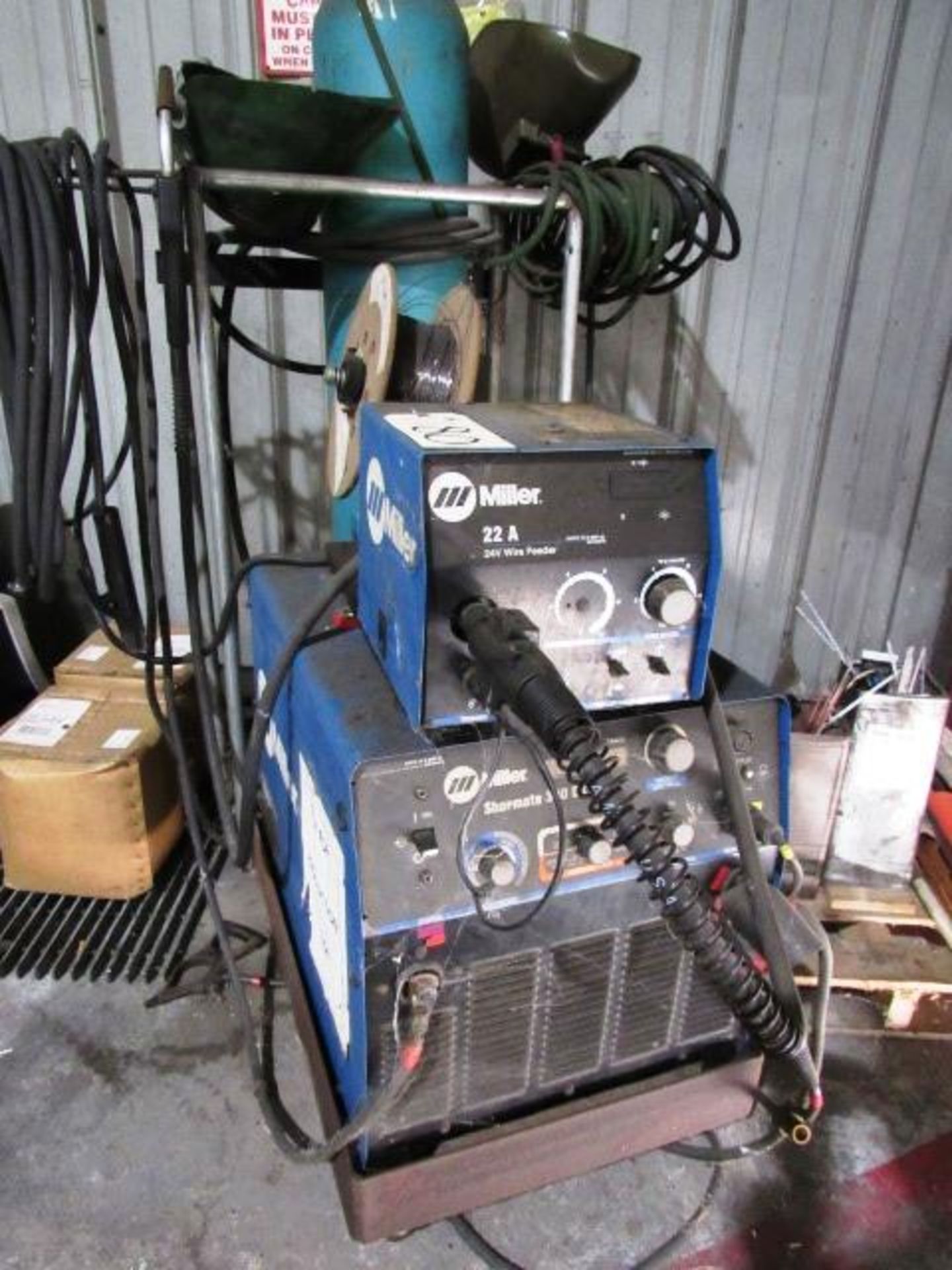 Miller Shopmate 300DX Welder with 22A Wire Feeder