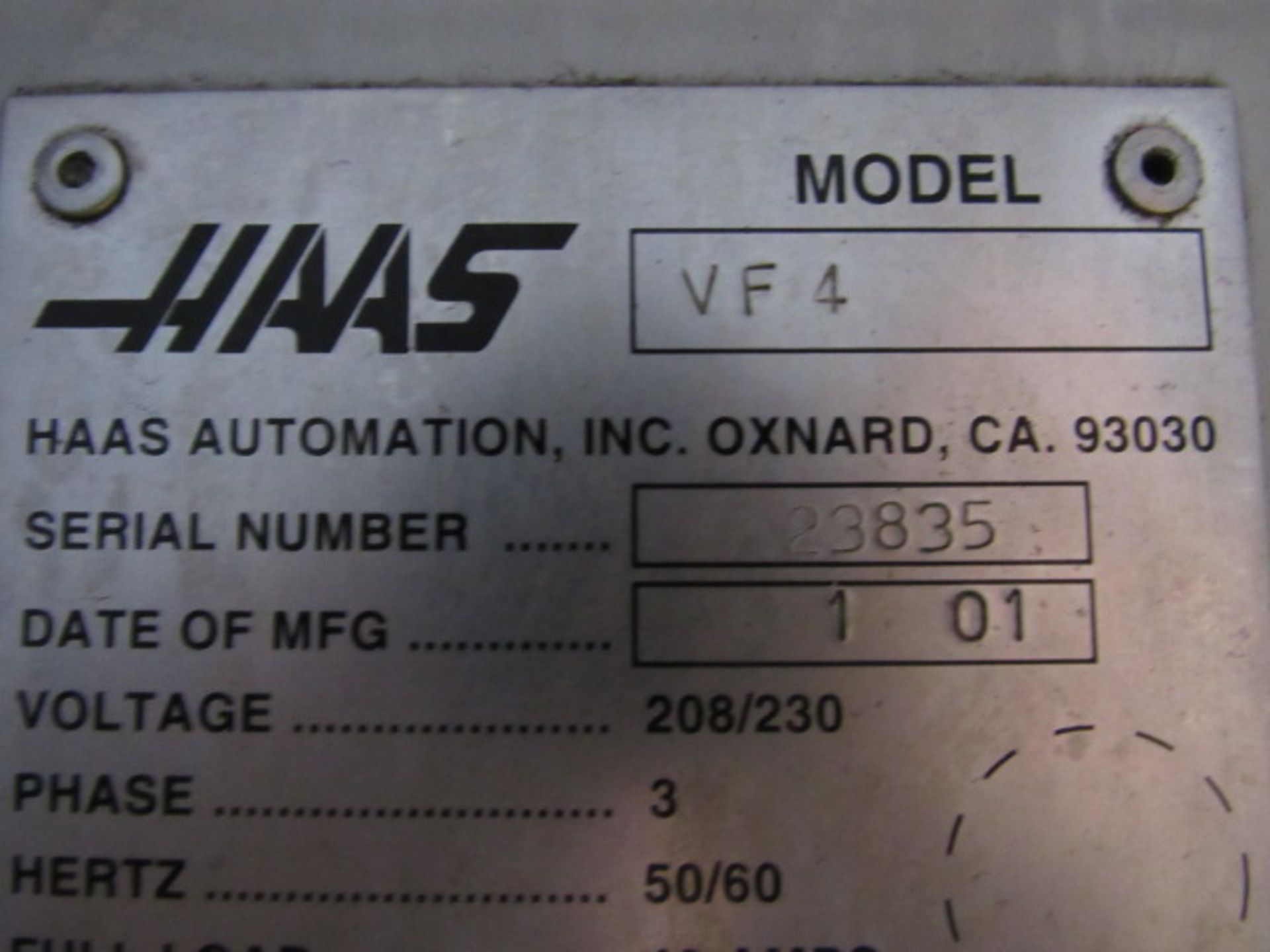 Haas VF-4 CNC Vertical Machining Center - Image 7 of 7