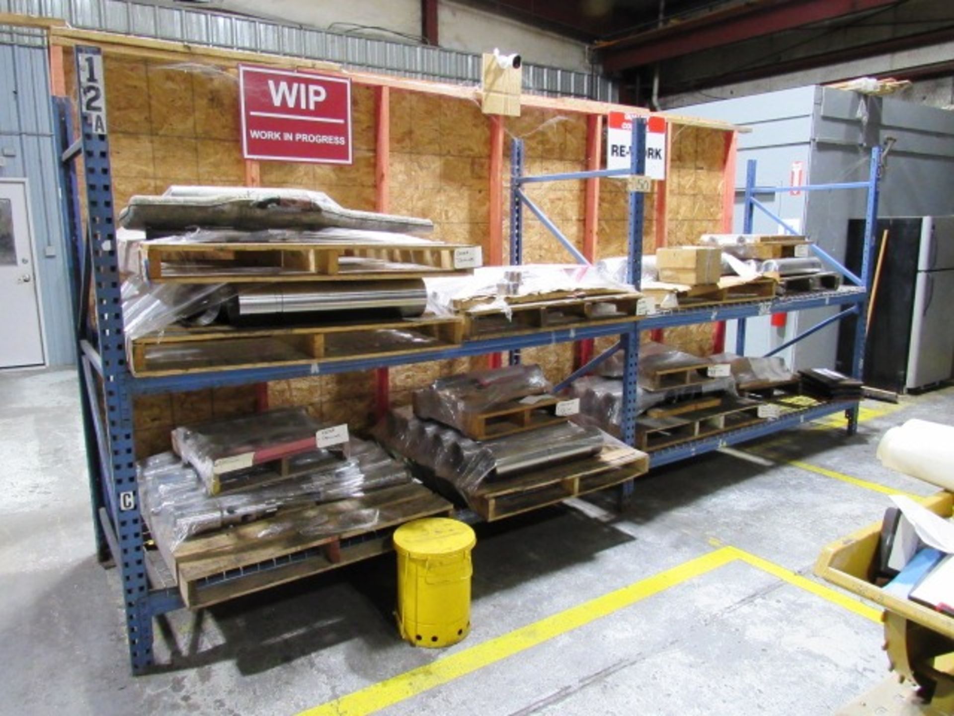 2 Sections of Pallet Racking (no contents)