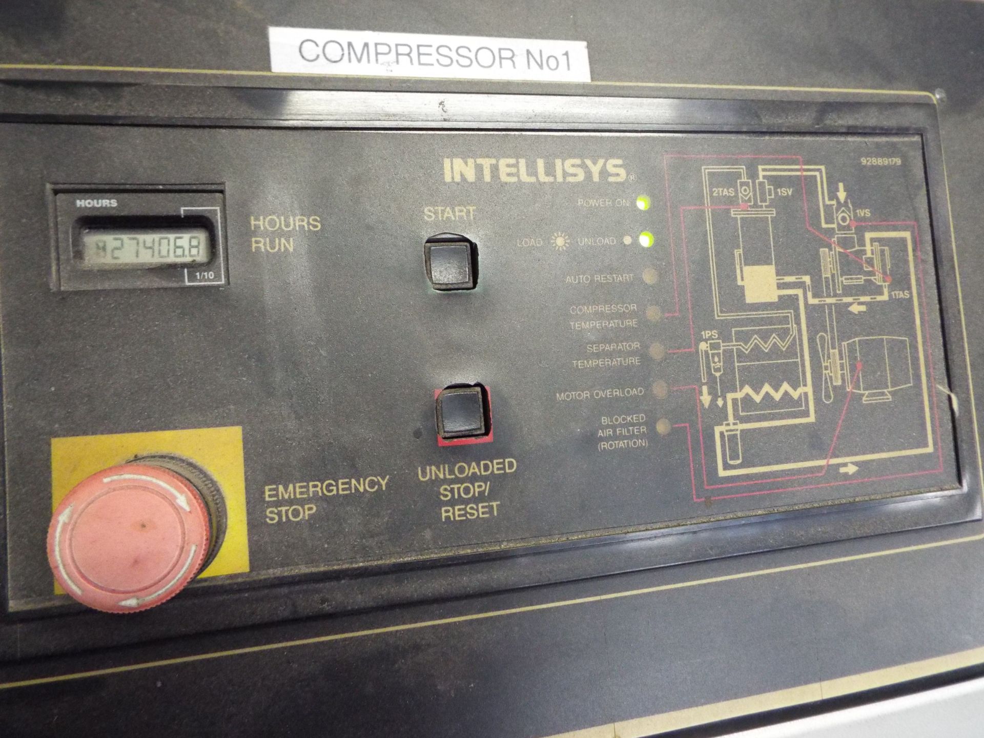 Ingersoll Rand SSR ML15 Compressor,Rednal Air Receiver & Ingersoll Rand Oil Separator - Image 3 of 11