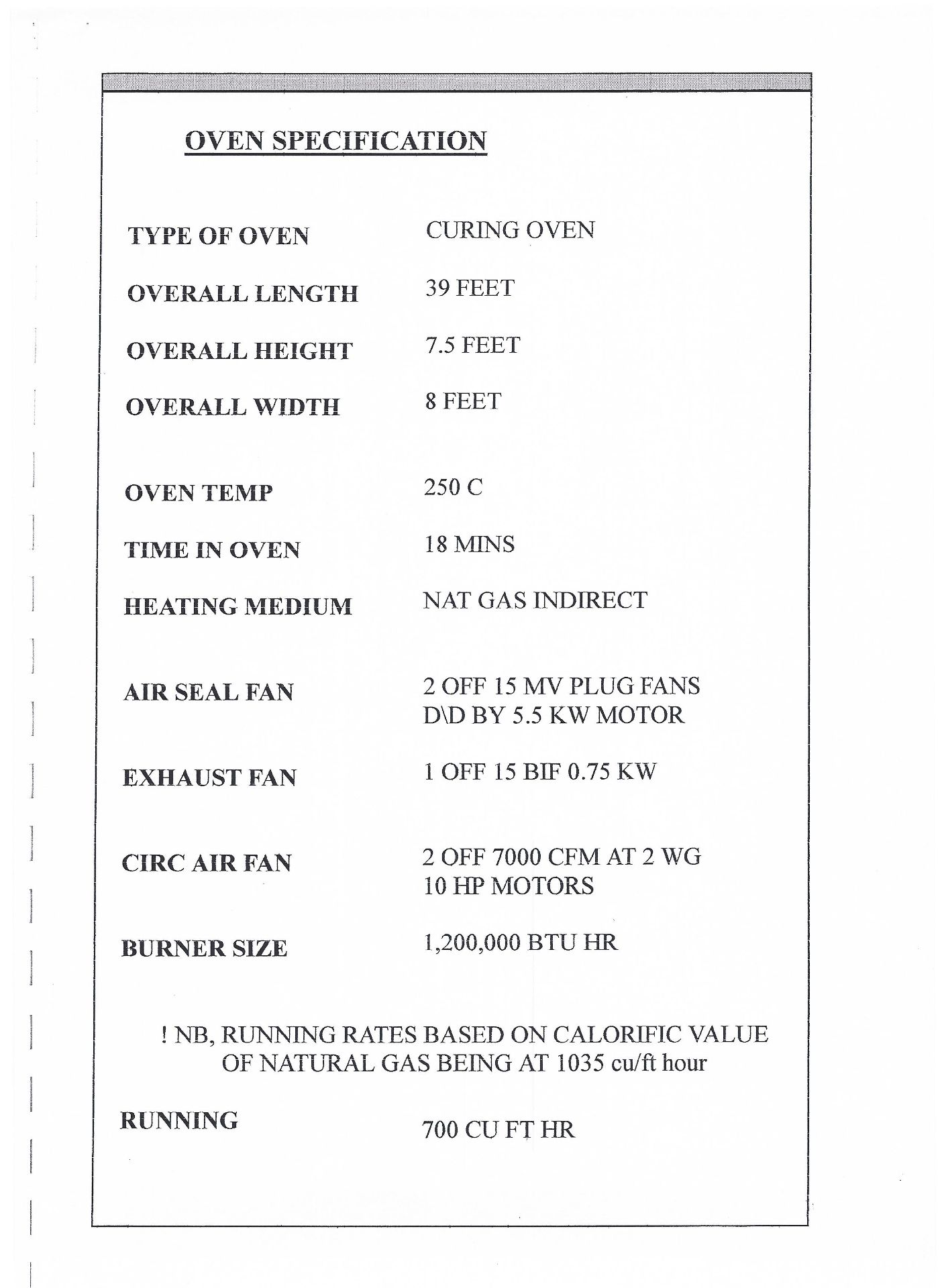 Gas Fired Curing Oven - Image 4 of 4