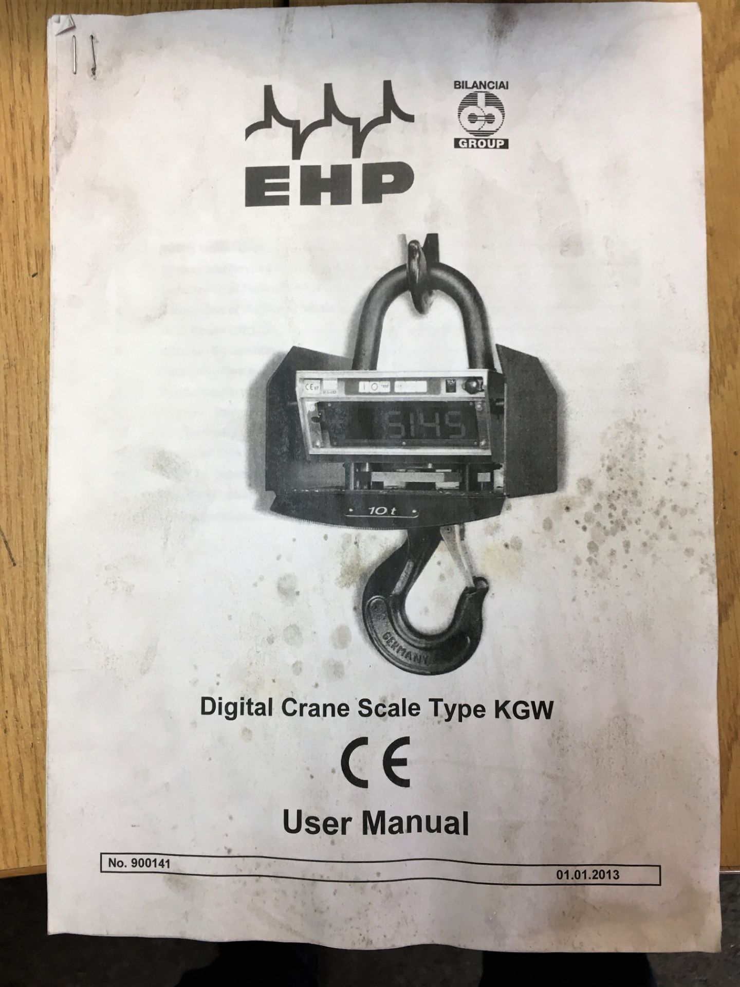 EHP 2000Kg Digital Crane Scale. - Image 4 of 4