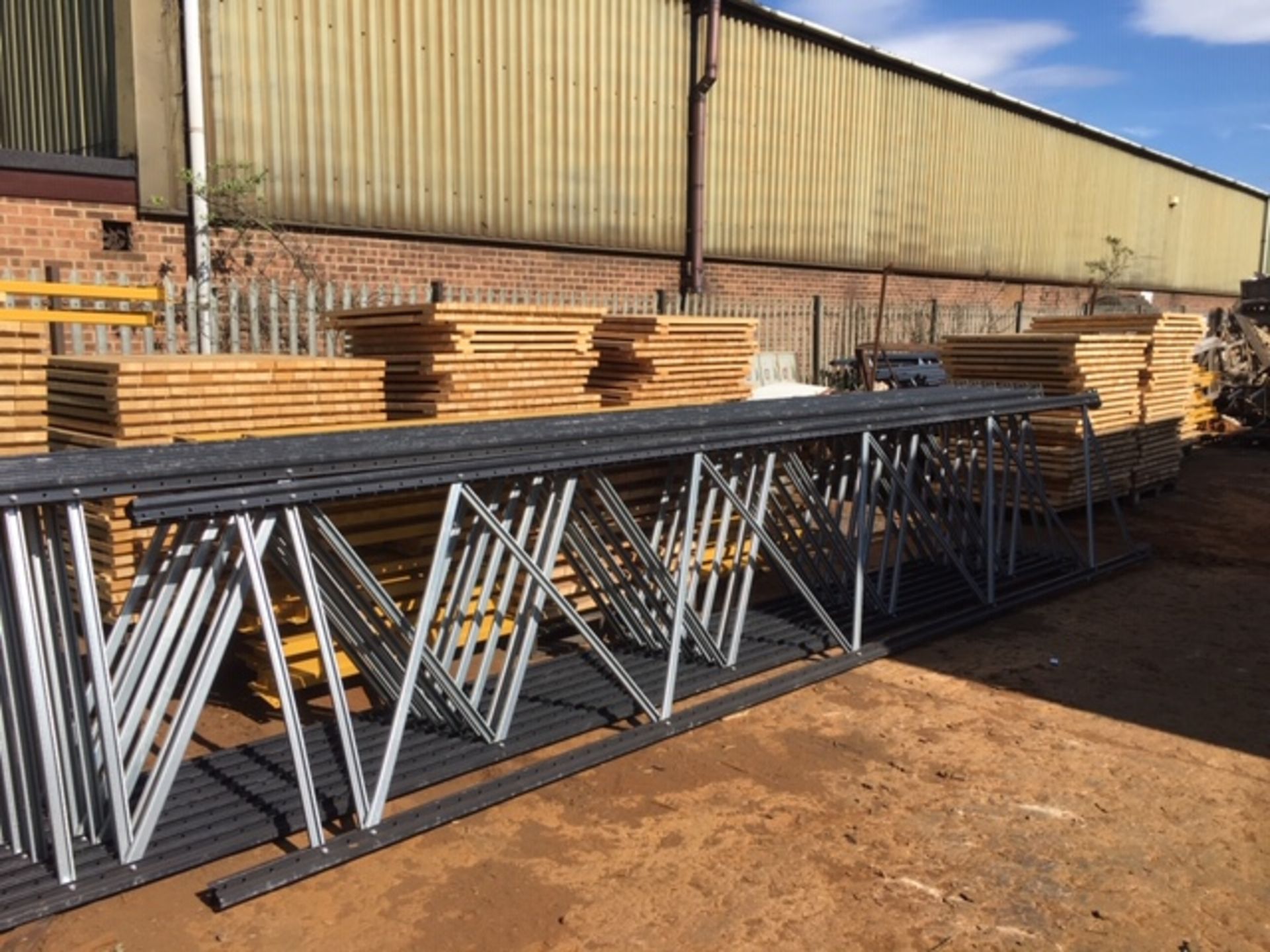 Pallet Racking cw Wooden Slatted Bases - Image 9 of 11