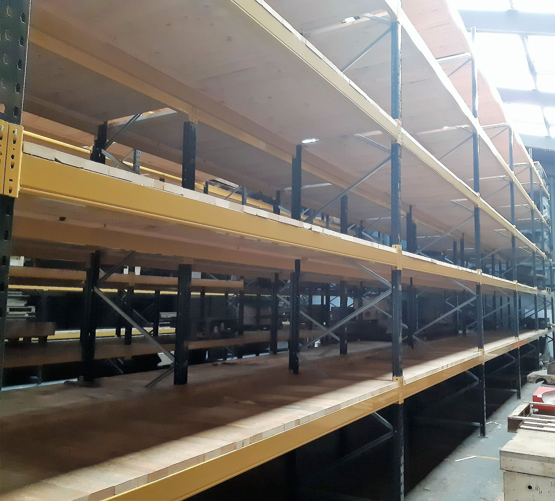 Pallet Racking cw Wooden Slatted Bases - Image 2 of 11