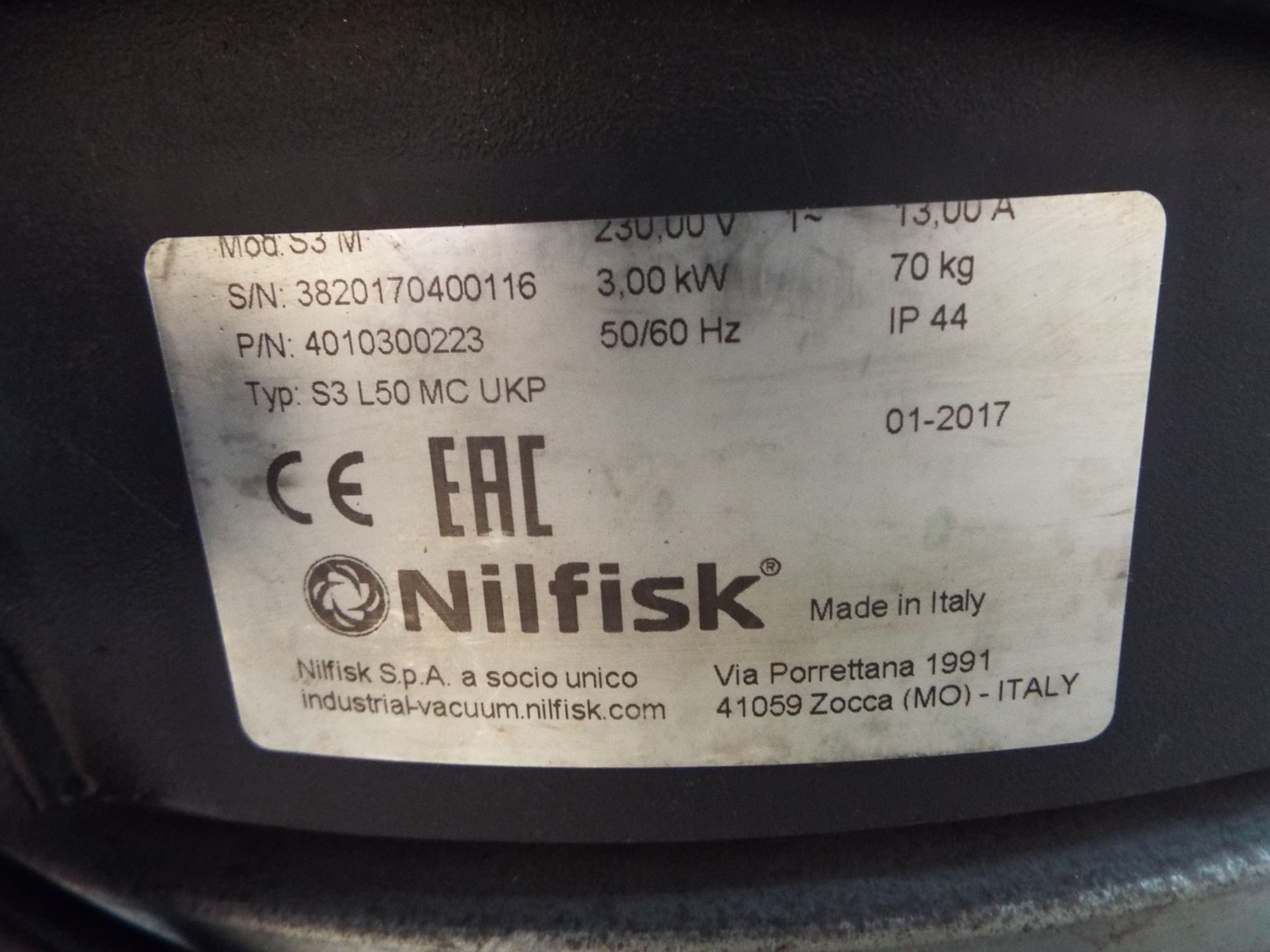 Nilfisk Industrial Hoover - Image 3 of 3