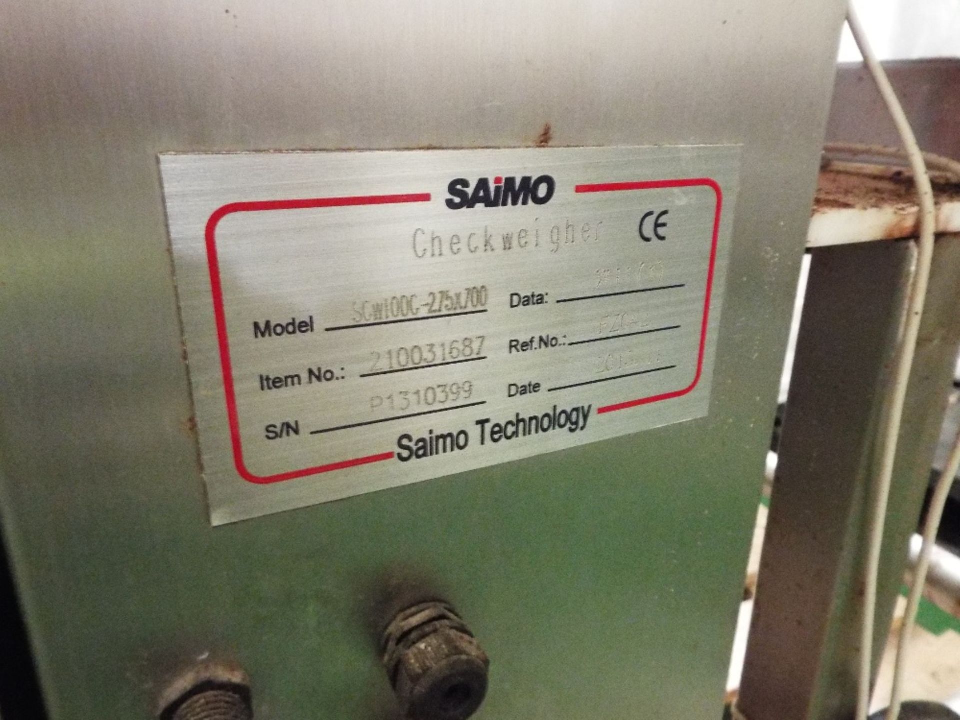 Fortress Stealth Metal Detector,Saimo Weigh Checker & Saimo Metal & Weight Reject Conveyor. - Image 9 of 20