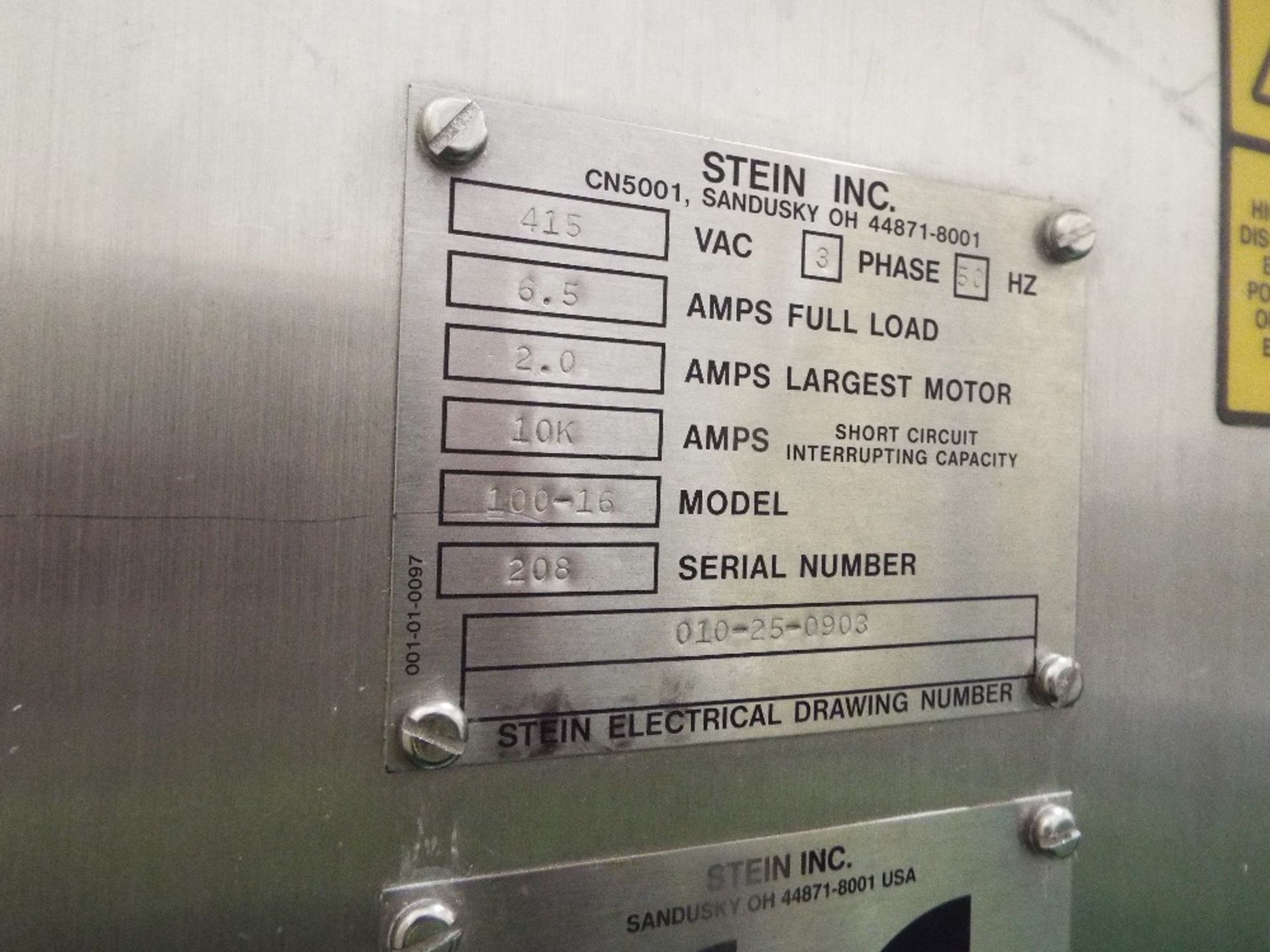 STEIN 100-16 BREADING APPLICATOR - Image 4 of 11