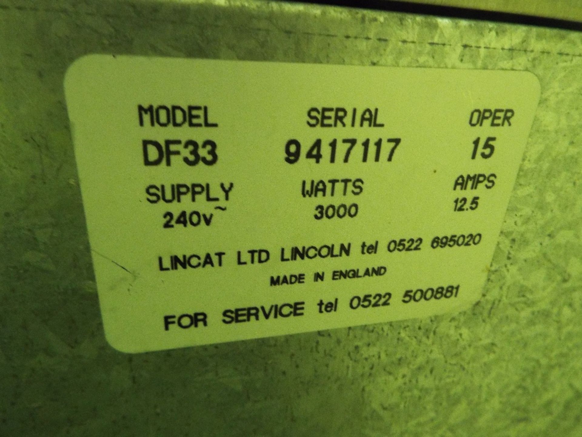 Lincat DF33 Portable Frying Station. - Image 5 of 8