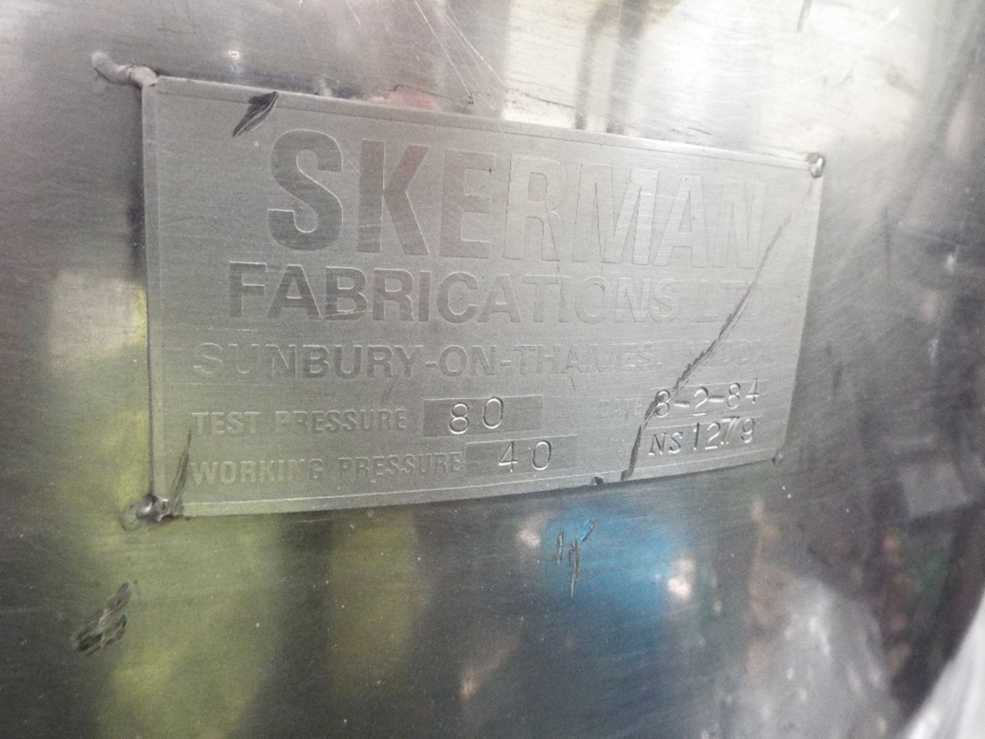 Skerman Fabrications Vessel. - Image 2 of 5