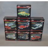 7 boxed Corgi Motorsport diecast 1:43 scale models, including;VA02112, VA04113 etc, all models are