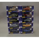 10 boxed 1:43 scale diecast models by Corgi Vanguards which includes; VA07007, VA13004, VA10710MGB