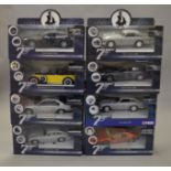 8 boxed 1:36 scale Corgi James Bond diecast models, including; BMW 750i, Aston Martin DBS etc (8).