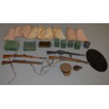 A quantity of MIlitary Accessories eminently suited to accompany 1:6 scale soldier figures or for