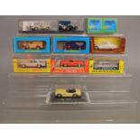 9 boxed Continental diecast model cars by Eligor, Vitesse, Elysee, Norev etc together with a